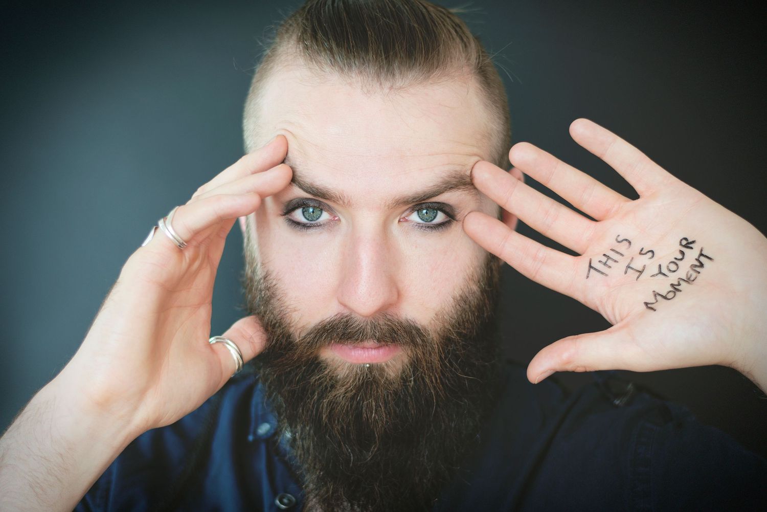 Creative portrait headshot of Phil Ainsworth, magician, entertainer, The Momentalist