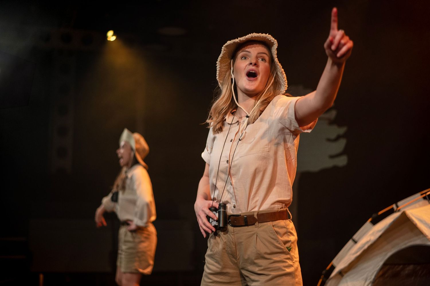 Theatrical production still for children's puppet theatre, Fireflies Entertainment, The Nest, Chichester Festival Theatre Hampshire