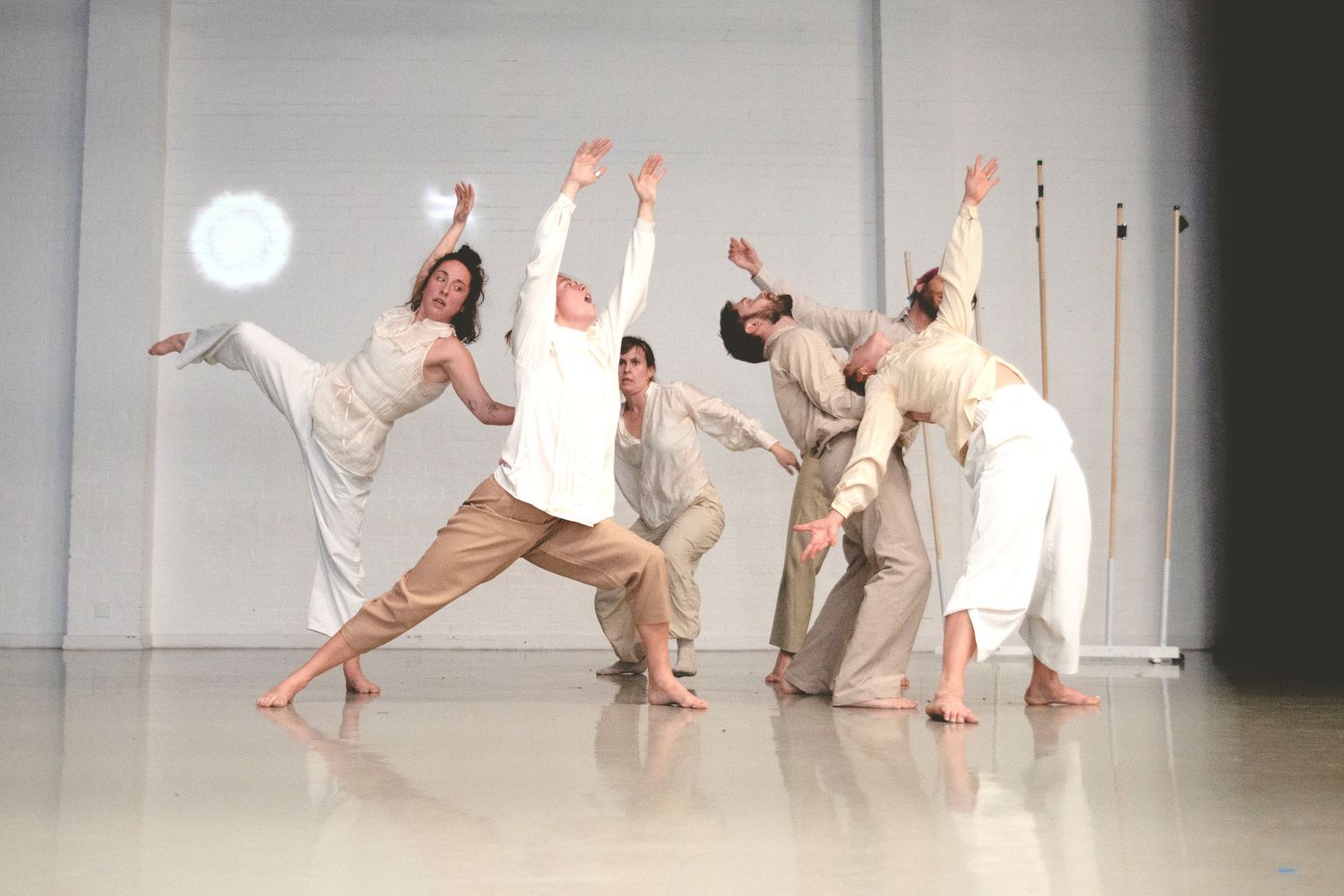 Dance photo for a production of Fault Lines, by Lila Dance