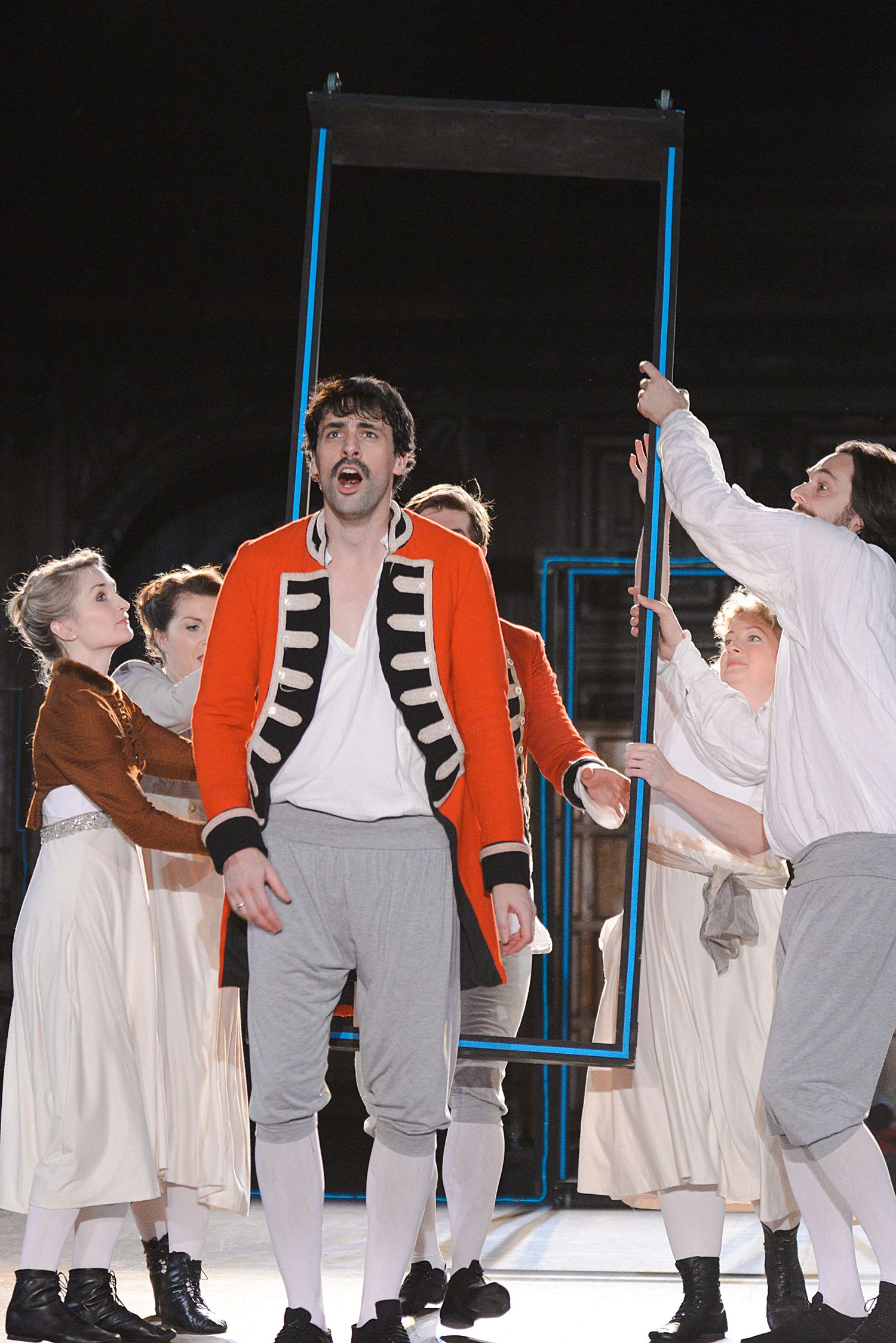 Theatrical still of Vanity Fair, London