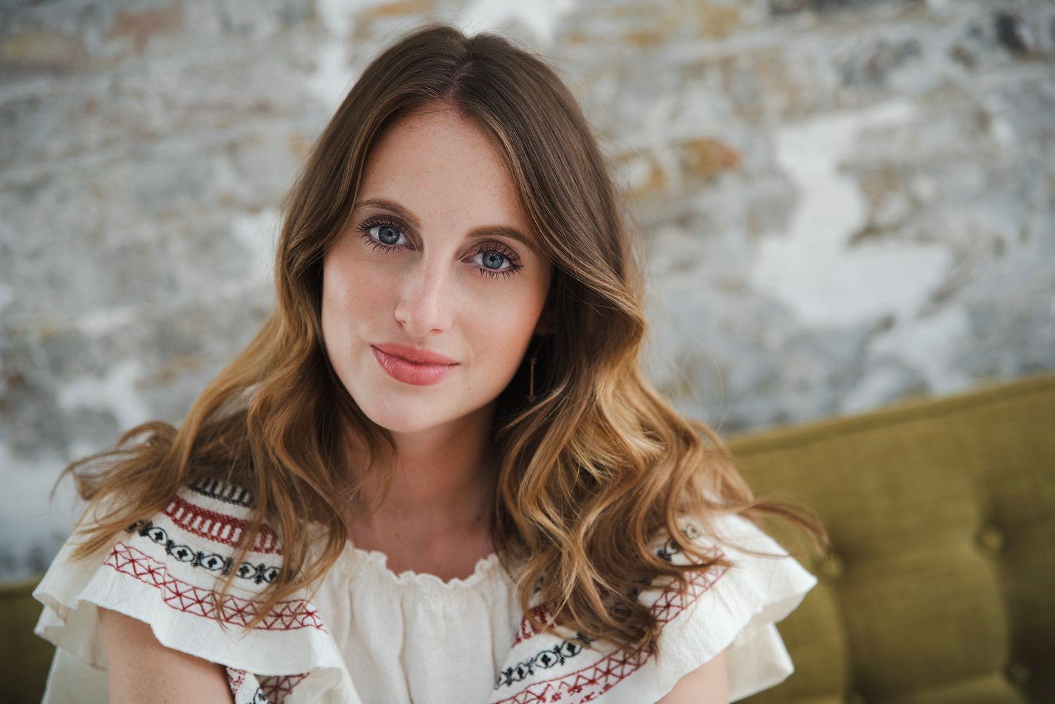 Rosie Fortescue headshot, commercial campaign for Triumph