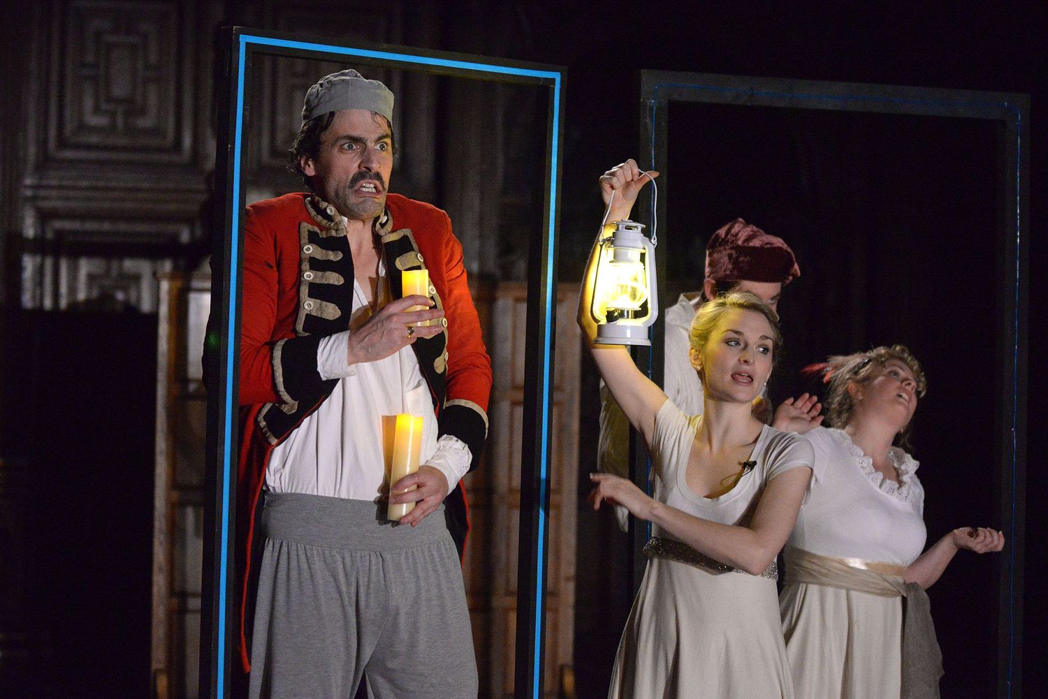 Theatrical still of Vanity Fair, London