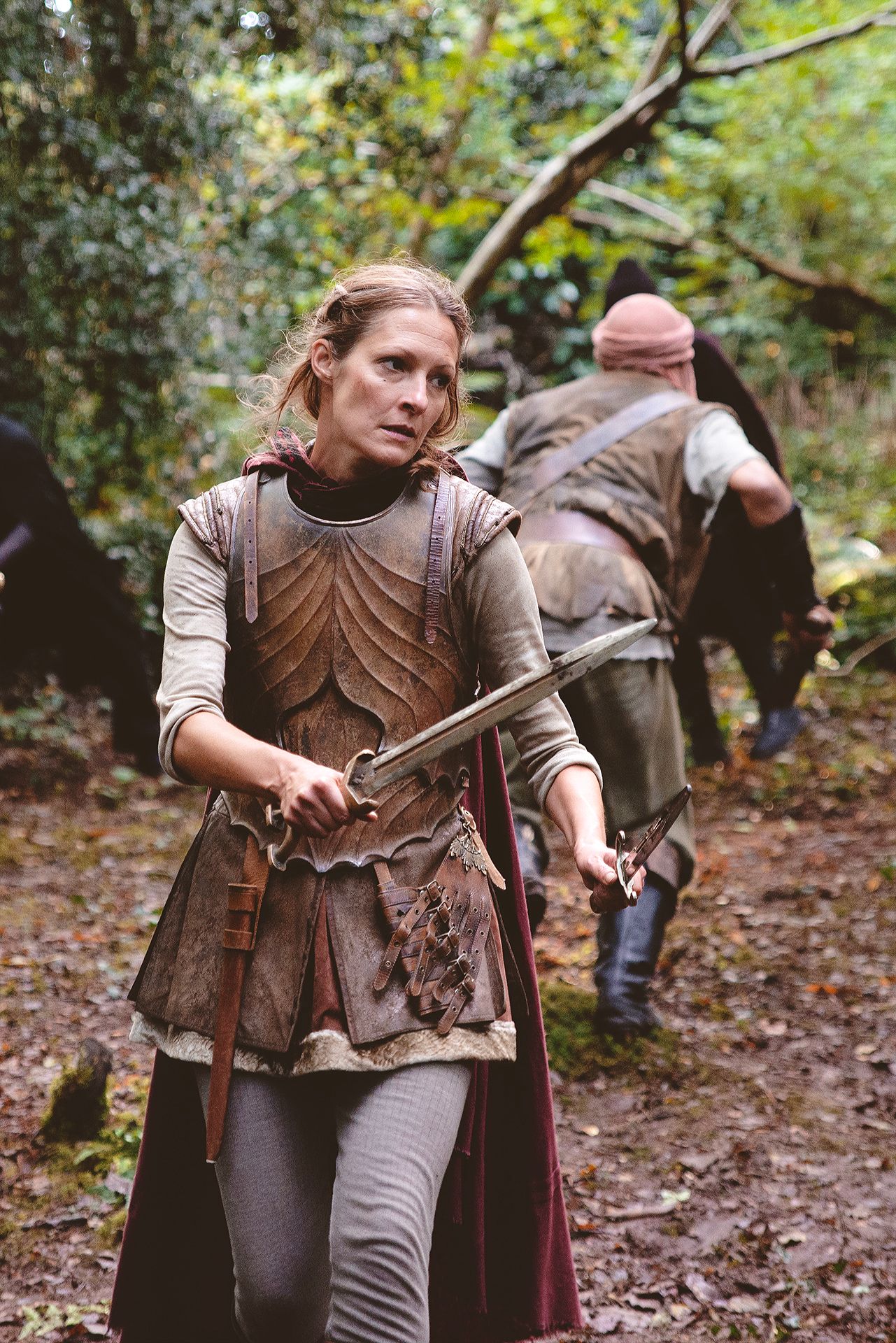 Unit still from feature film The Four Warriors starring Christopher Dane, Glenn Speers, Alex Childs, Hadrian Howard, Fergal Coghlan