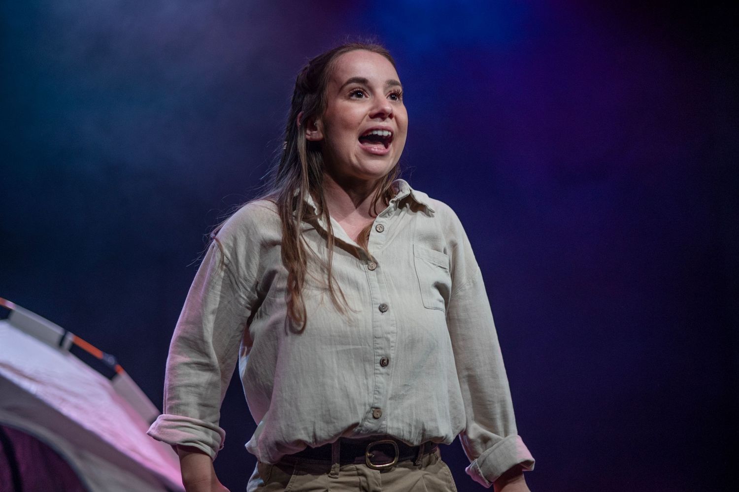 Theatrical production still for children's puppet theatre, Fireflies Entertainment, The Nest, Chichester Festival Theatre Hampshire