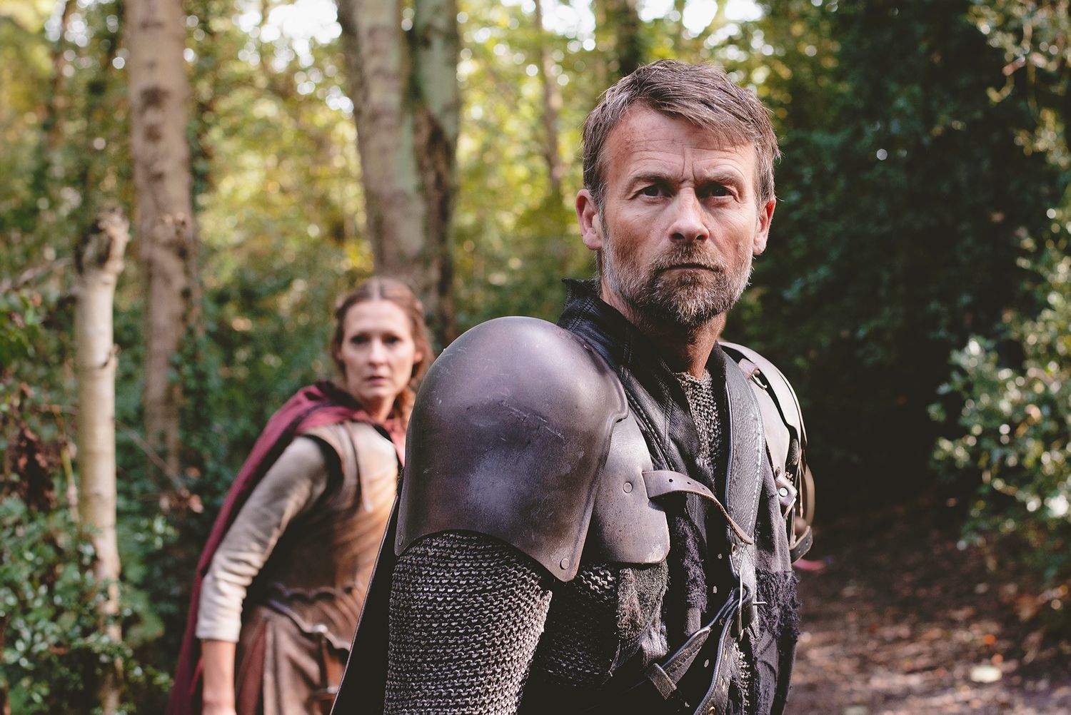 Unit still from feature film The Four Warriors starring Christopher Dane, Glenn Speers, Alex Childs, Hadrian Howard, Fergal Coghlan