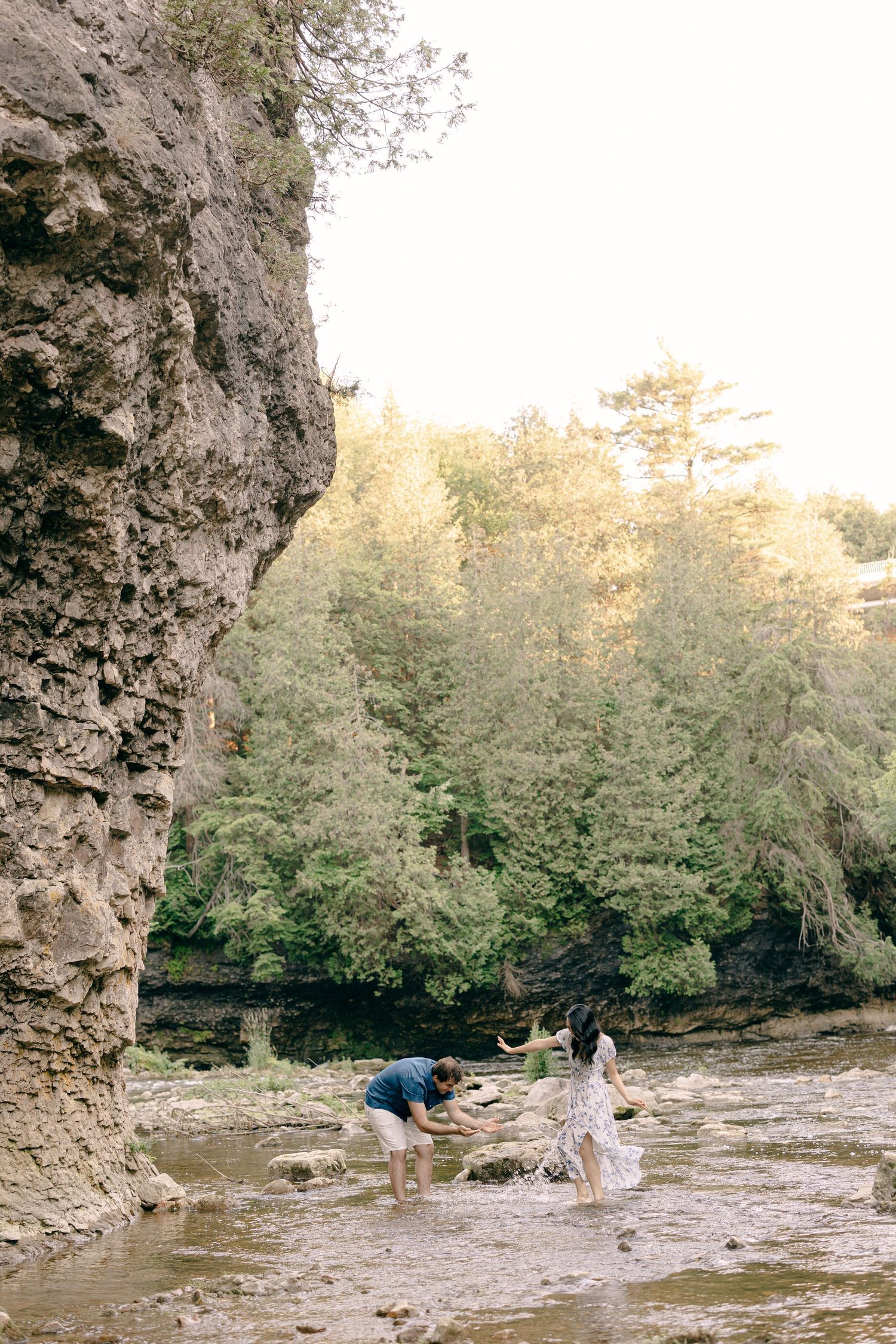 Elora Gorge engagement shoot