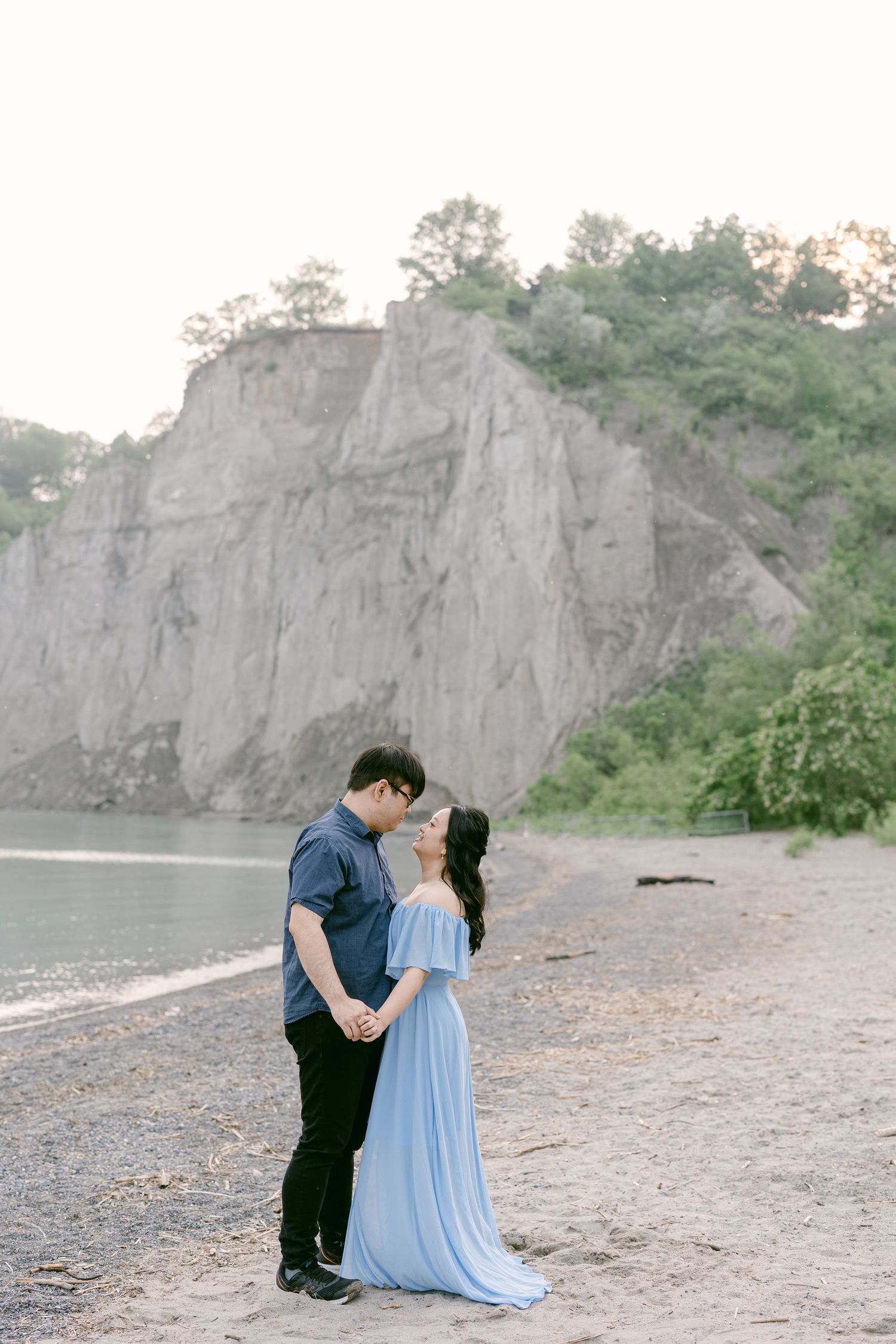 Scarborough Bluffs engagement shoot