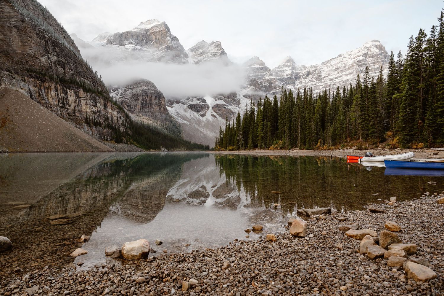 Vancouver Island Photographer.  Morraine Lake in Alberta