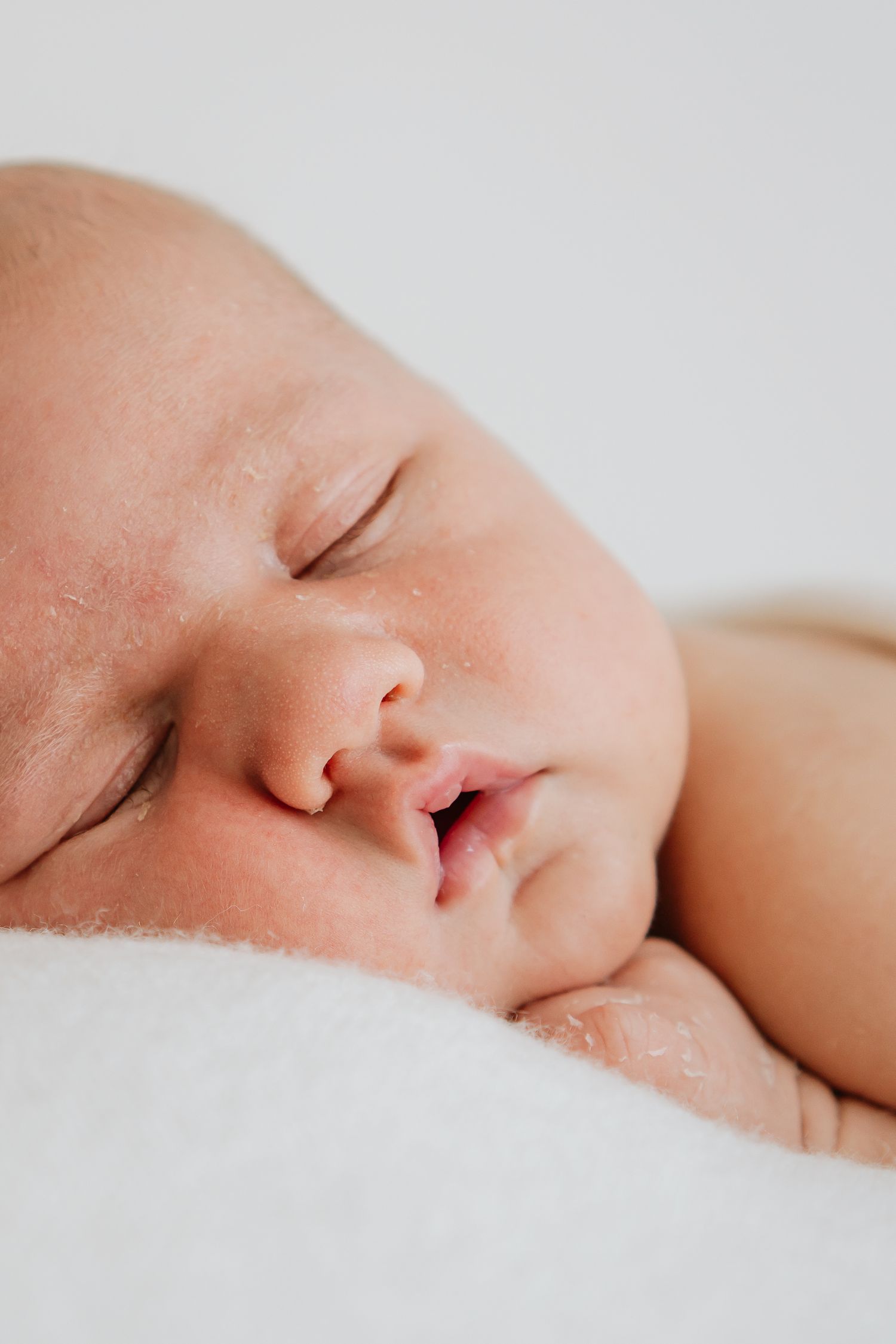 Sleeping baby Devon