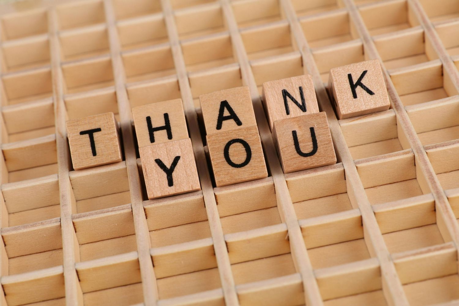 Stock image for the Thank You page