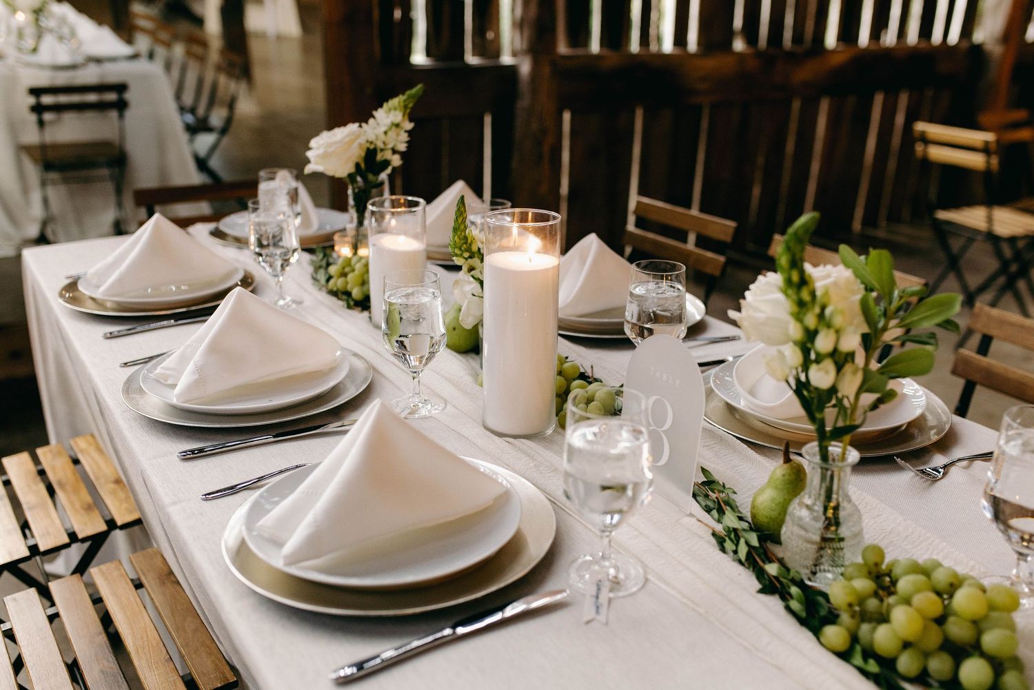 A detail photo of a wedding reception in Nashville, TN