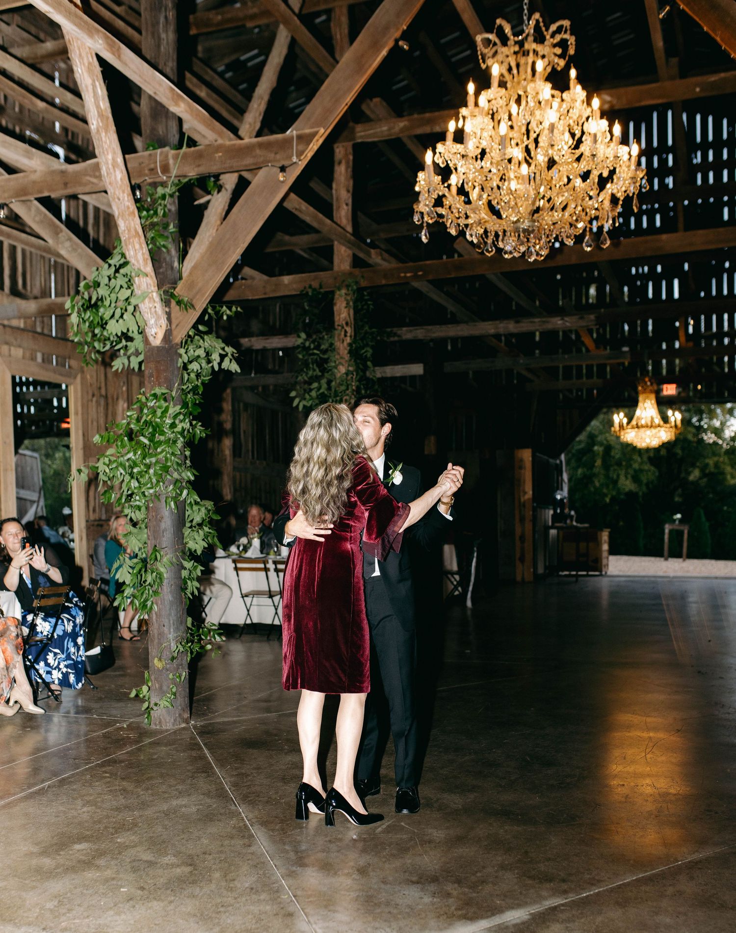 A couple dancing together during a wedding in Nashville, TN