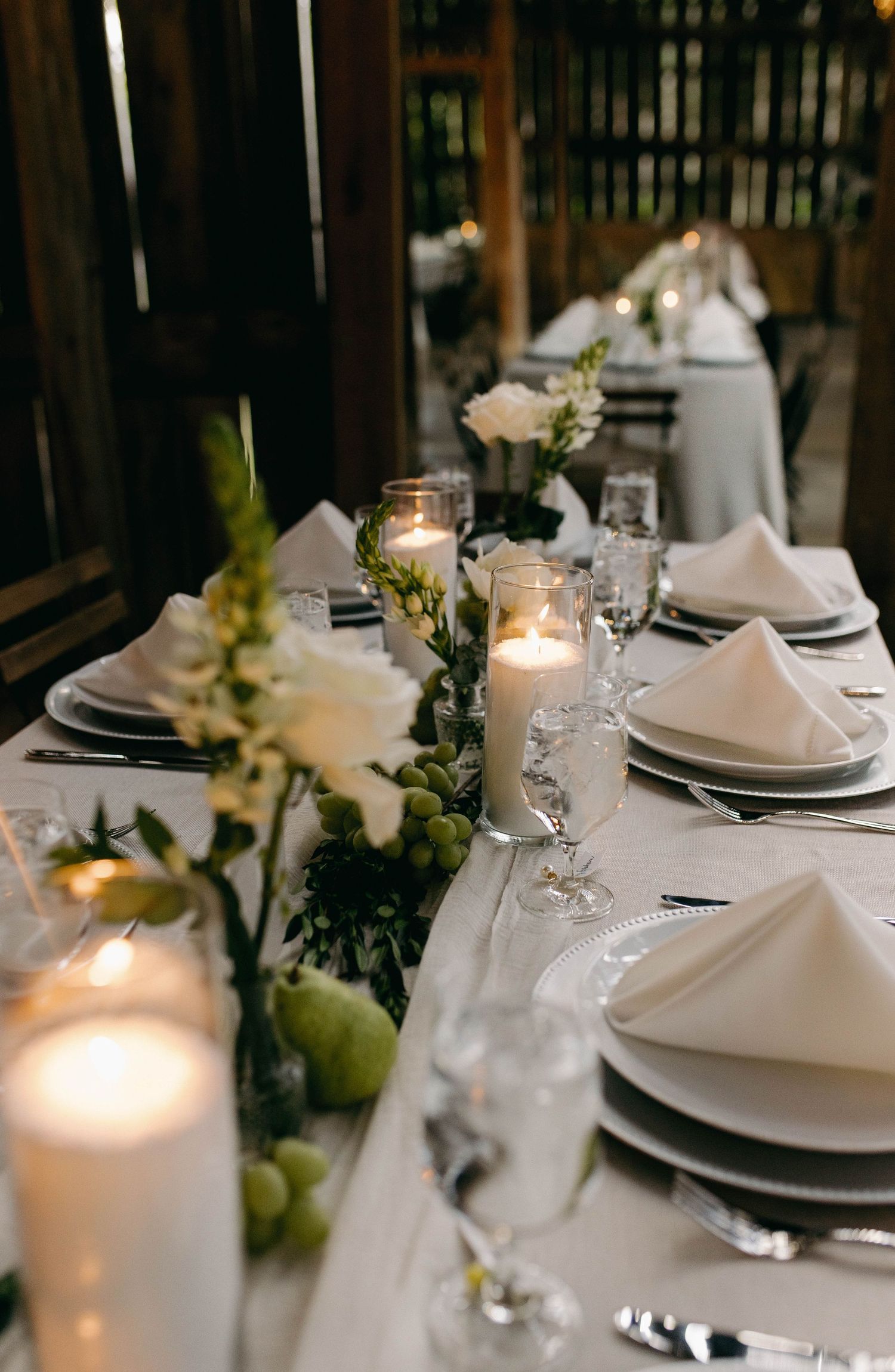 A detail photo of a wedding reception in Nashville, TN
