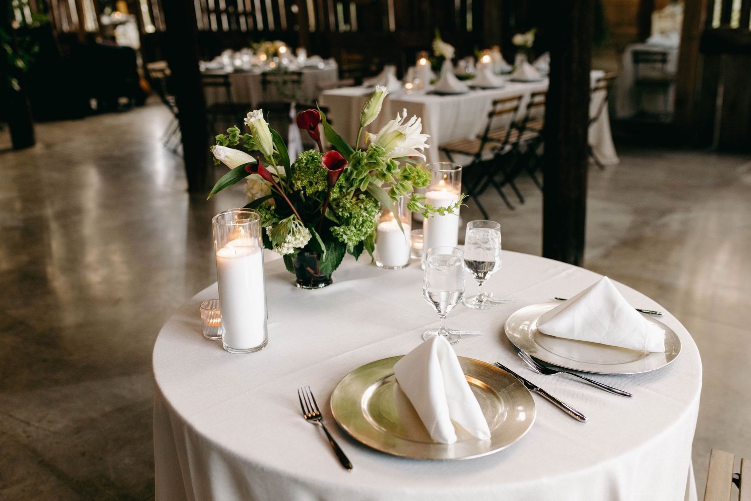 A detail photo of a wedding reception in Nashville, TN
