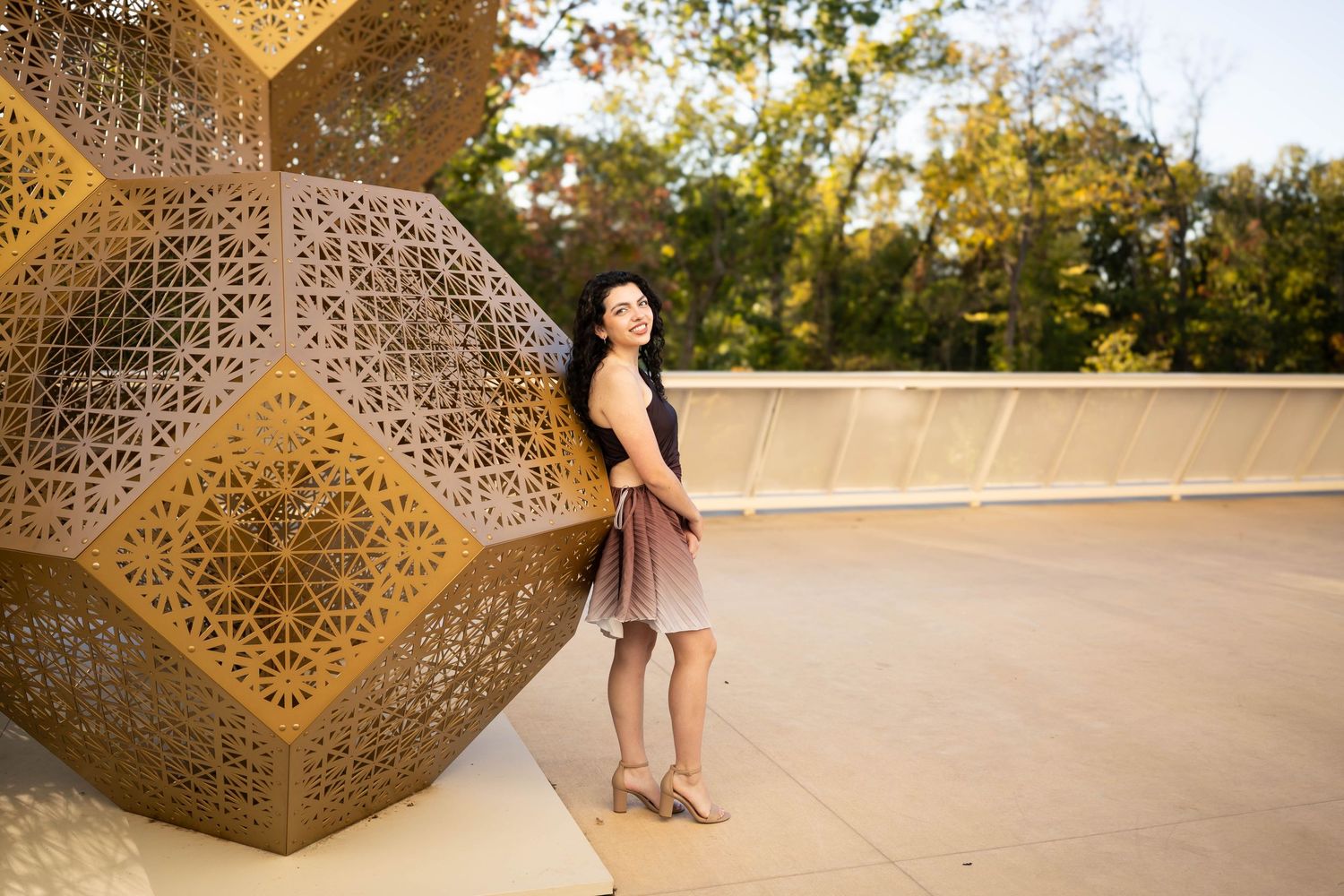 Bentonville West High School Senior Photography Session at Crystal Bridges by the best Senior Photographer in Bentonville