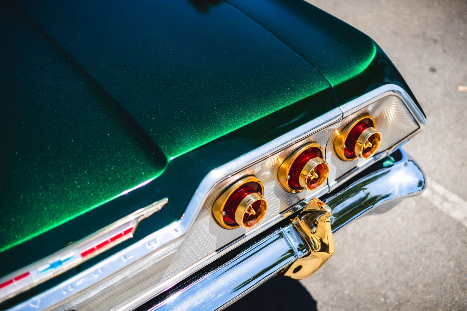 Classic car during the Marysville Taco Festival