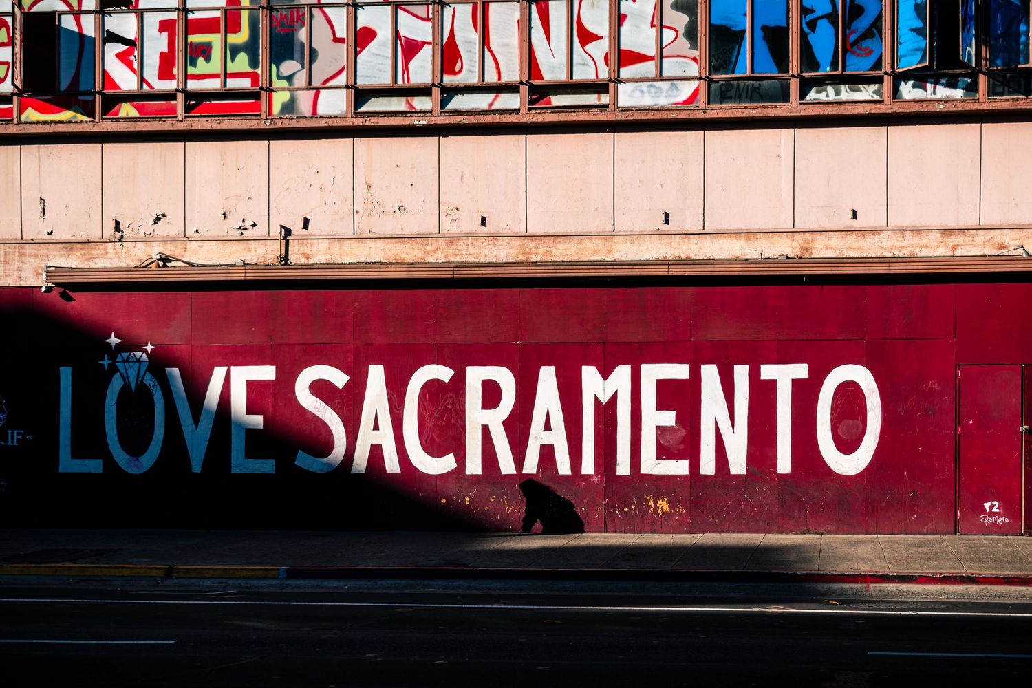 love Sacramento mural in Sacramento, ca