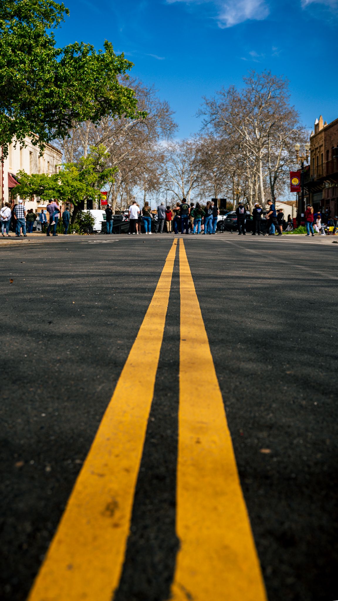Street shot of an event in Marysville, CA