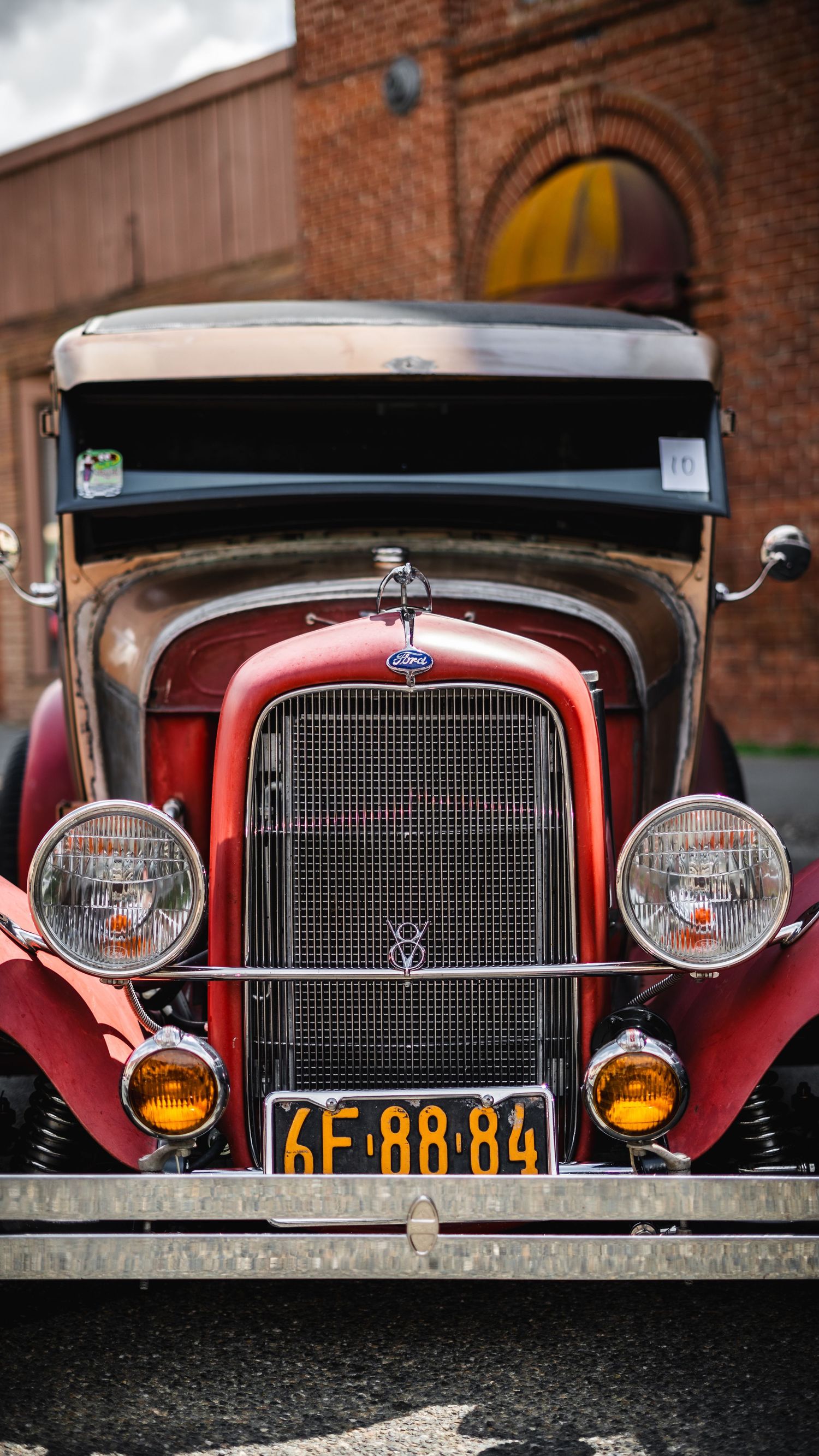 Classic car during the Marysville Taco Festival