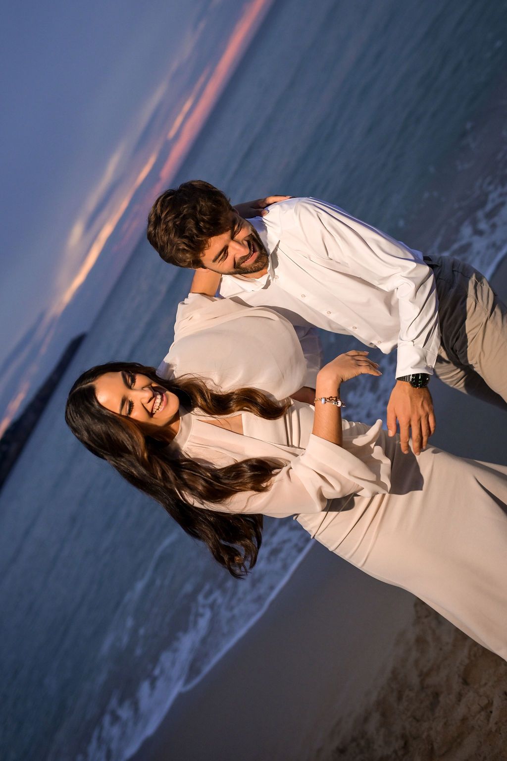 Destination couple session on the beach in Ibiza