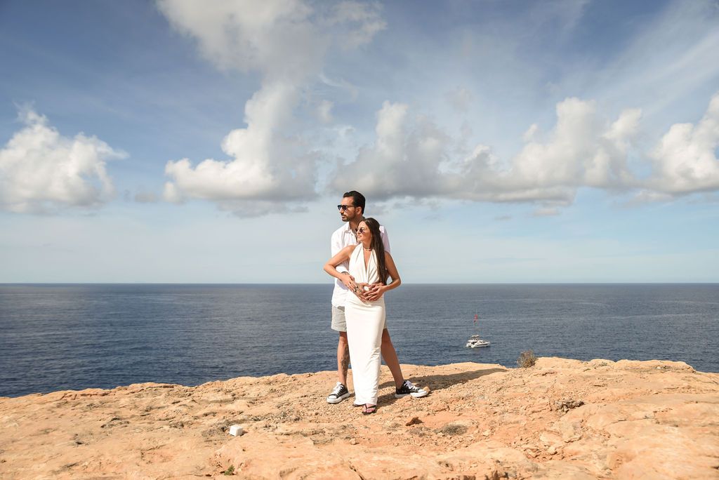 Marriage proposal photographer in Ibiza
