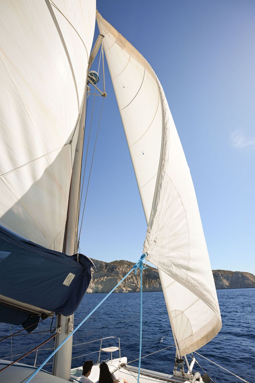 Proposal photographer on a catamaran in Ibiza, Spain