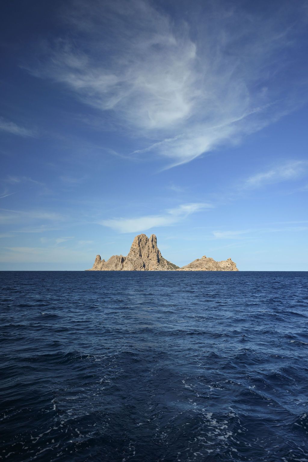 Es vedra picture from a catamaran
