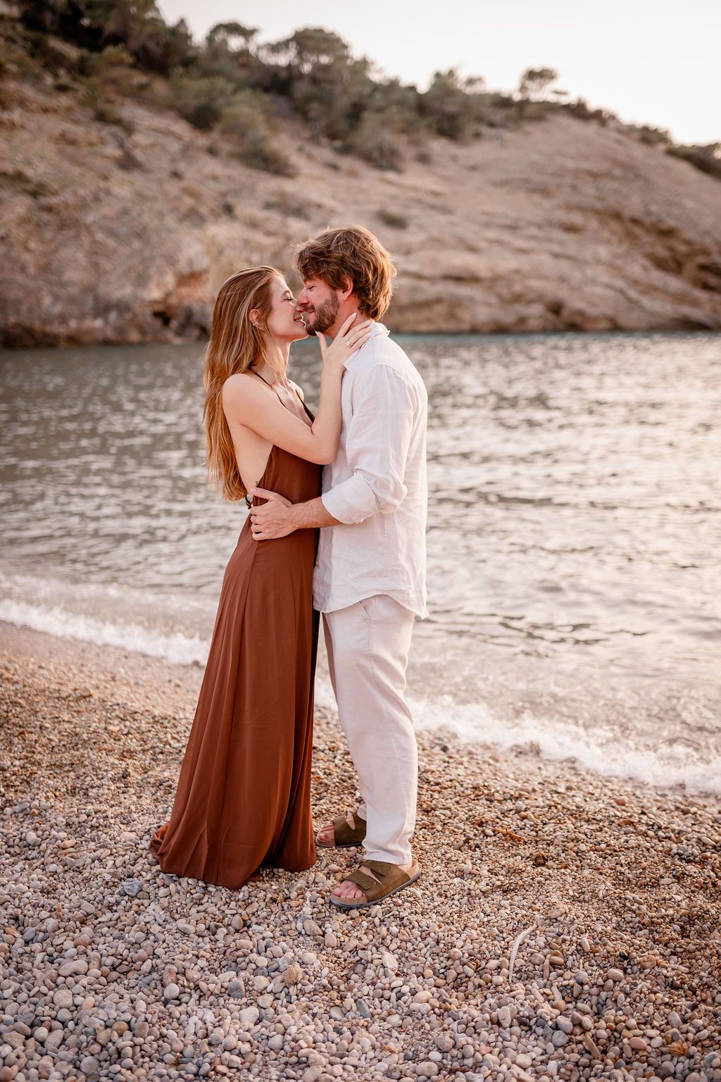 Sunset proposal in Ibiza