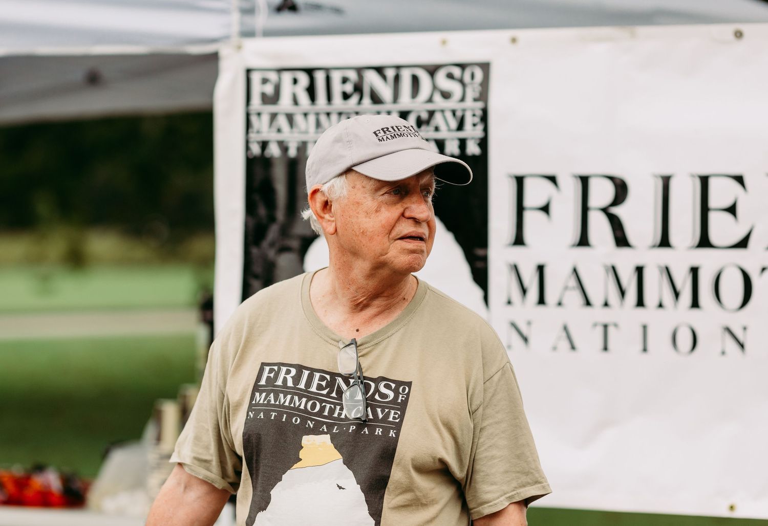 A group of seniors enjoying outdoor activities and social interactions at a Friends Life Community event.