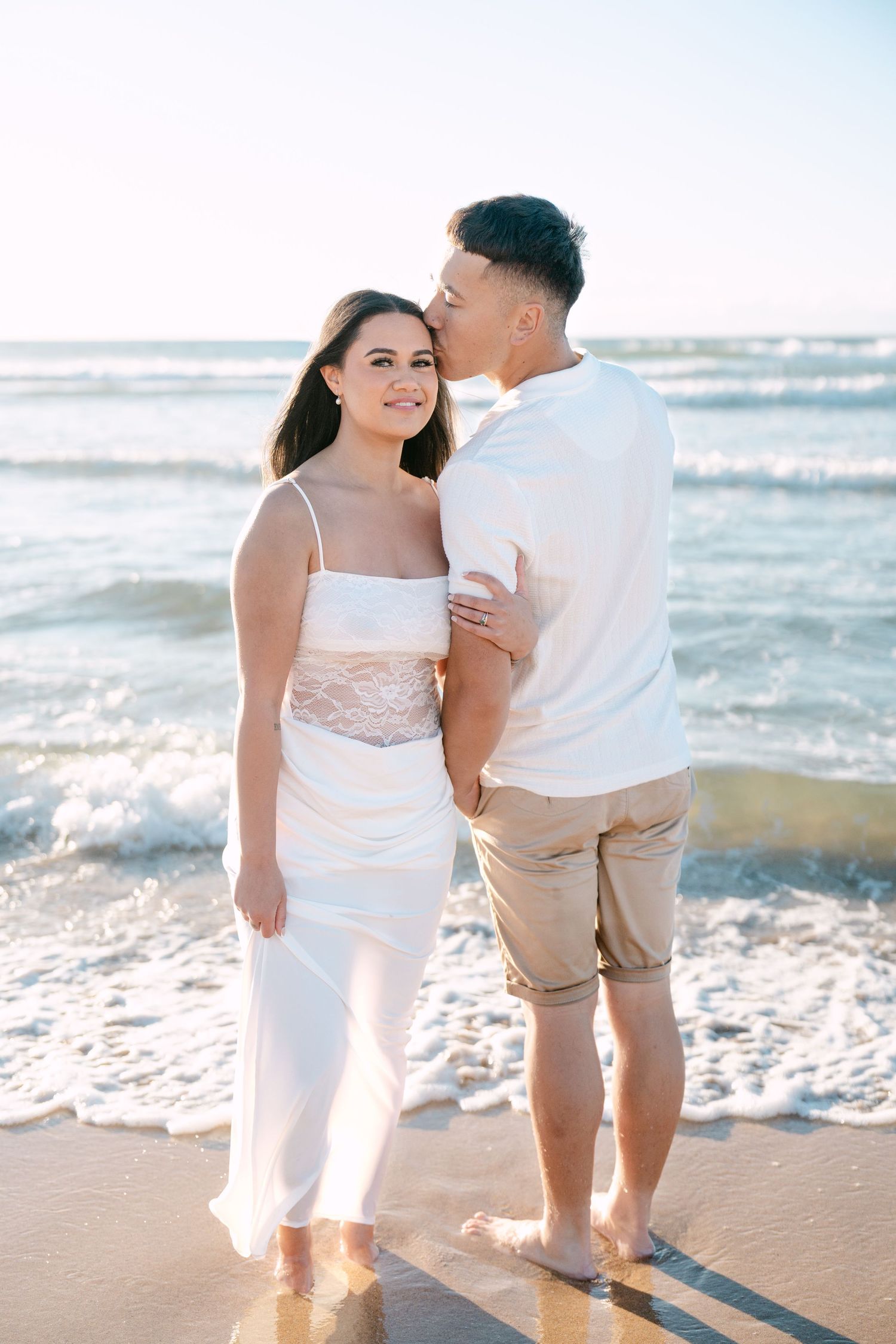 pre-wedding photos at greenhills beach cronulla, sydney