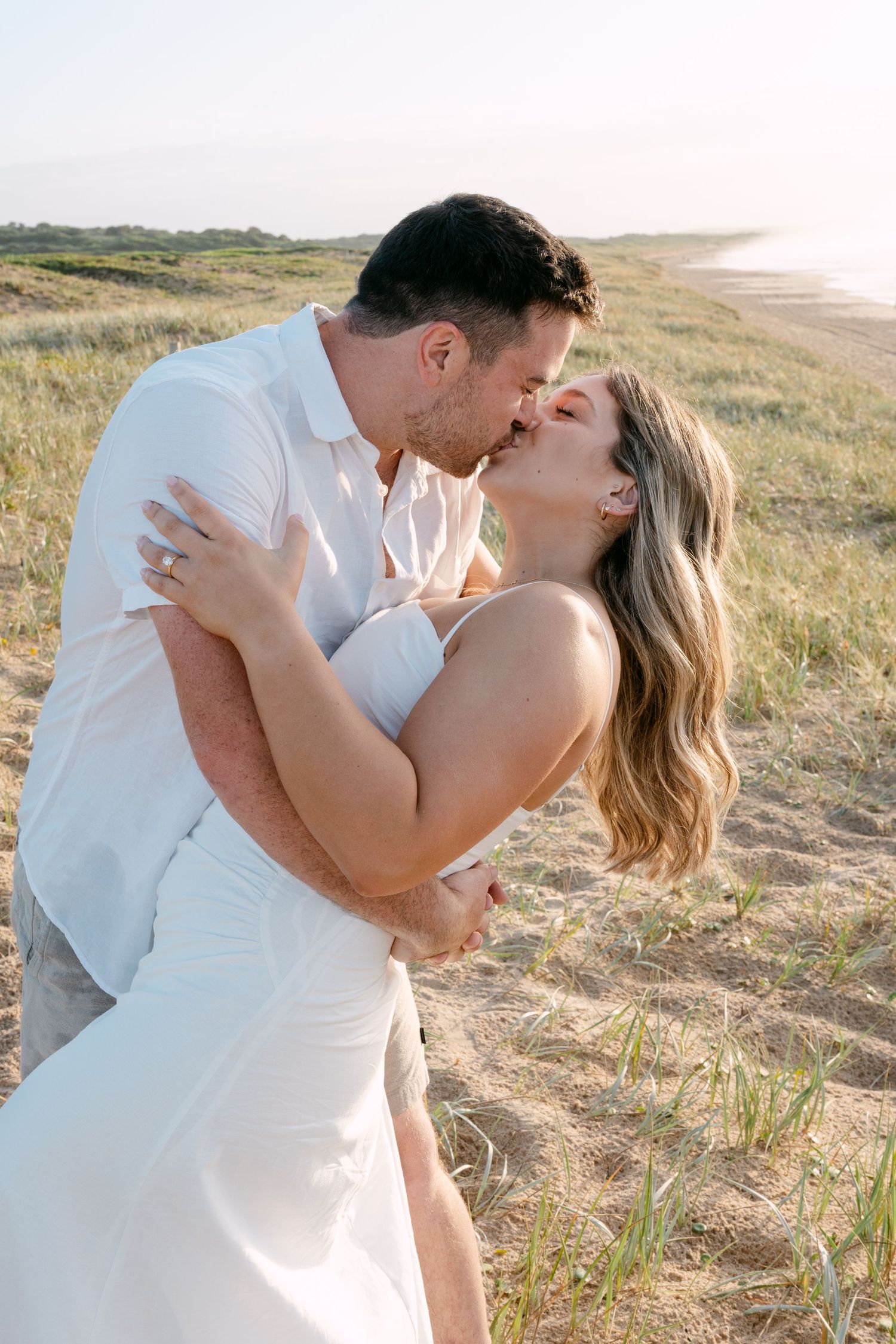 Pre-wedding photos at Cronulla, Sydney