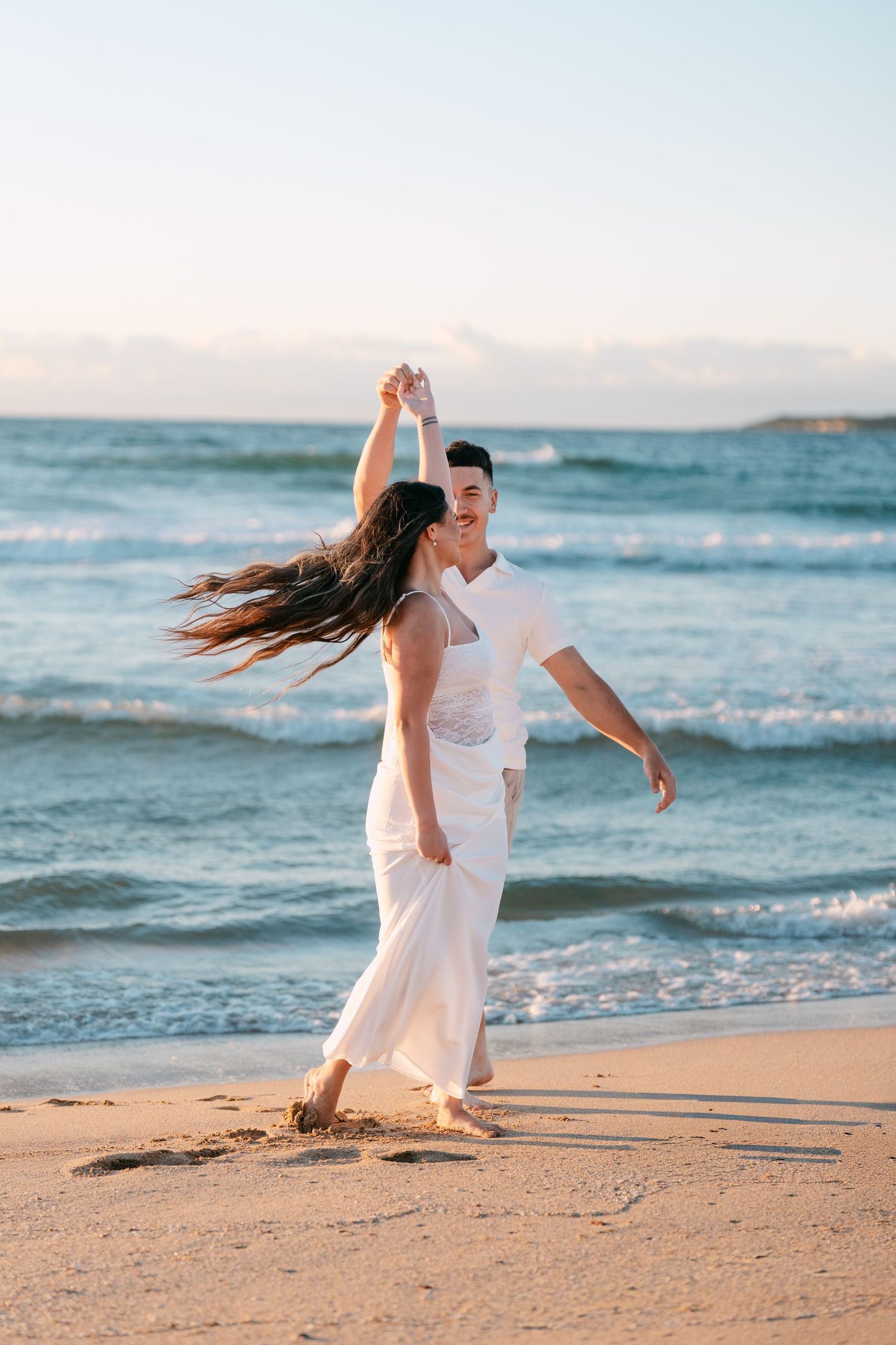 pre-wedding photos at greenhills beach cronulla, sydney