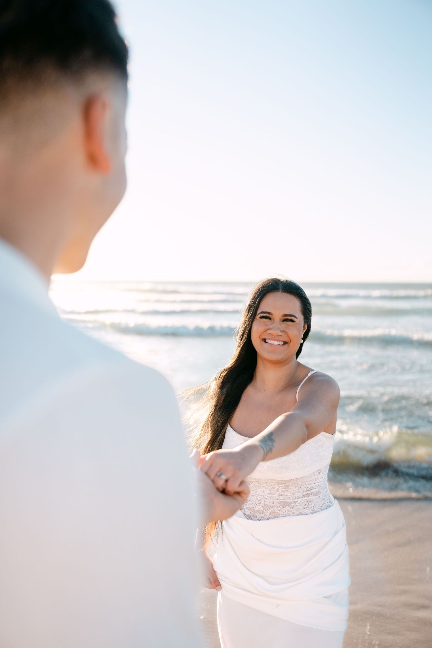 Engagement Photography / Pre-Wedding Session at Greenhills Beach, Cronulla