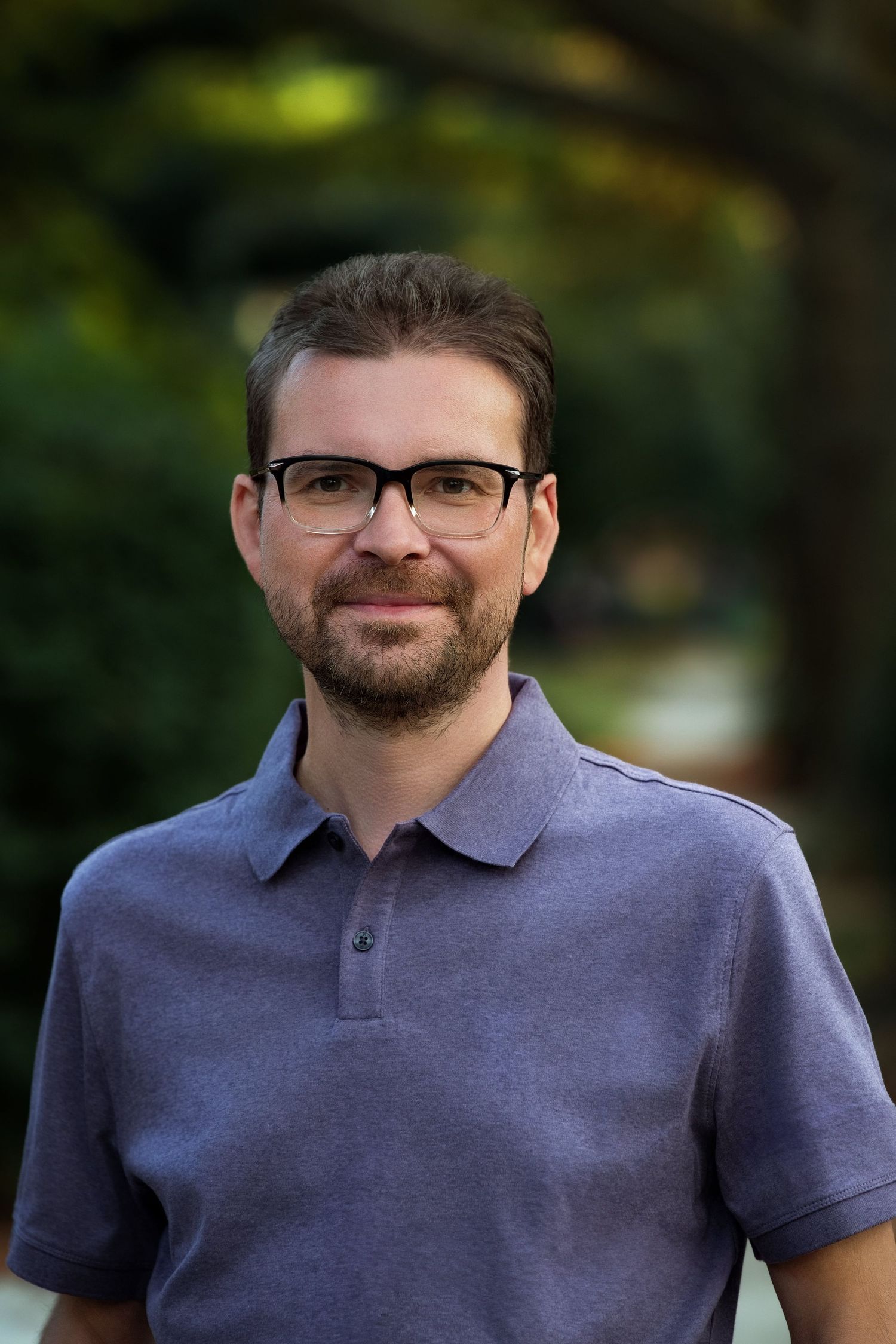 Man in polo shirt