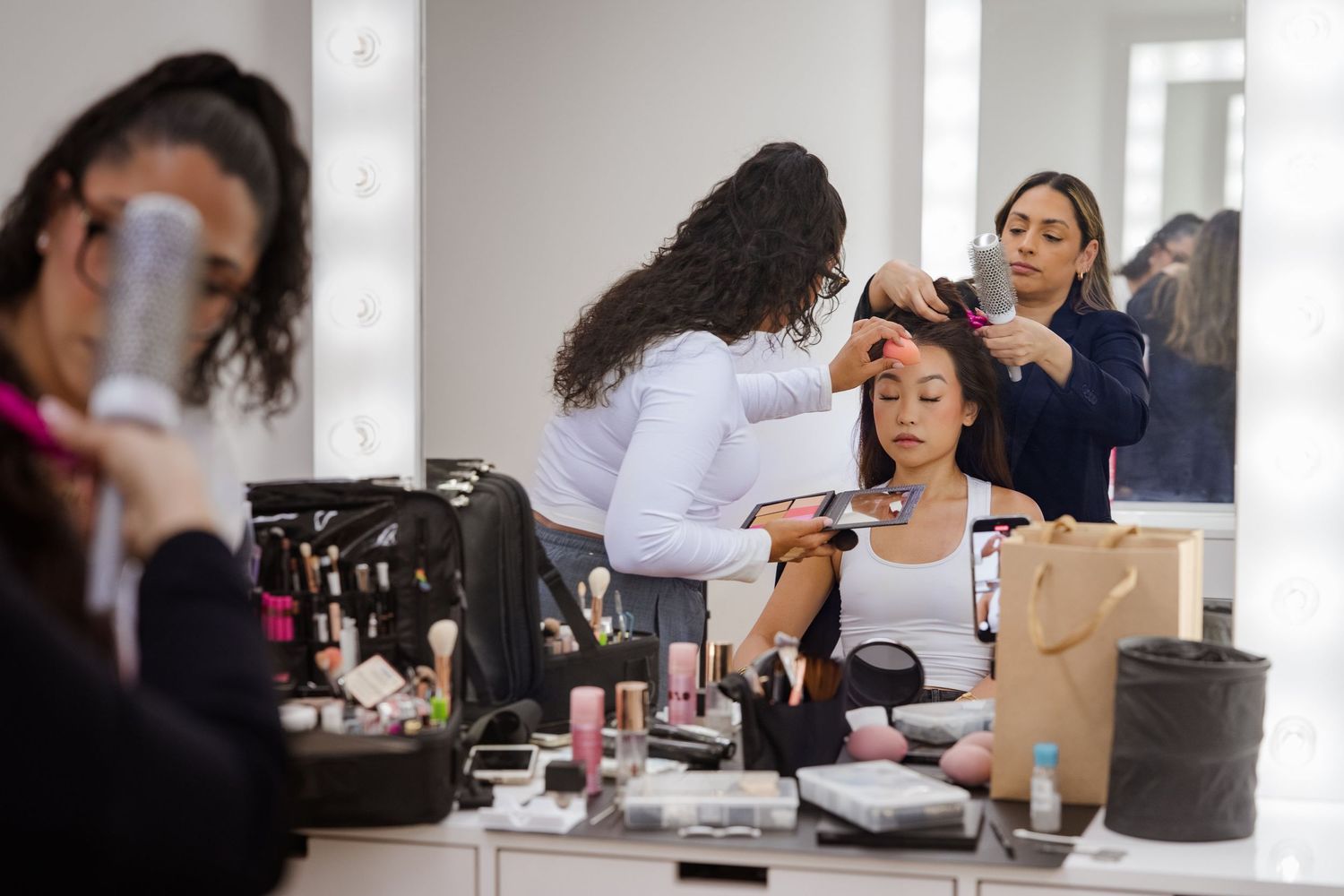 makeup process BTS