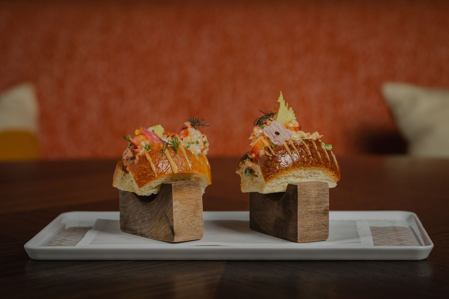food photography lobster roll