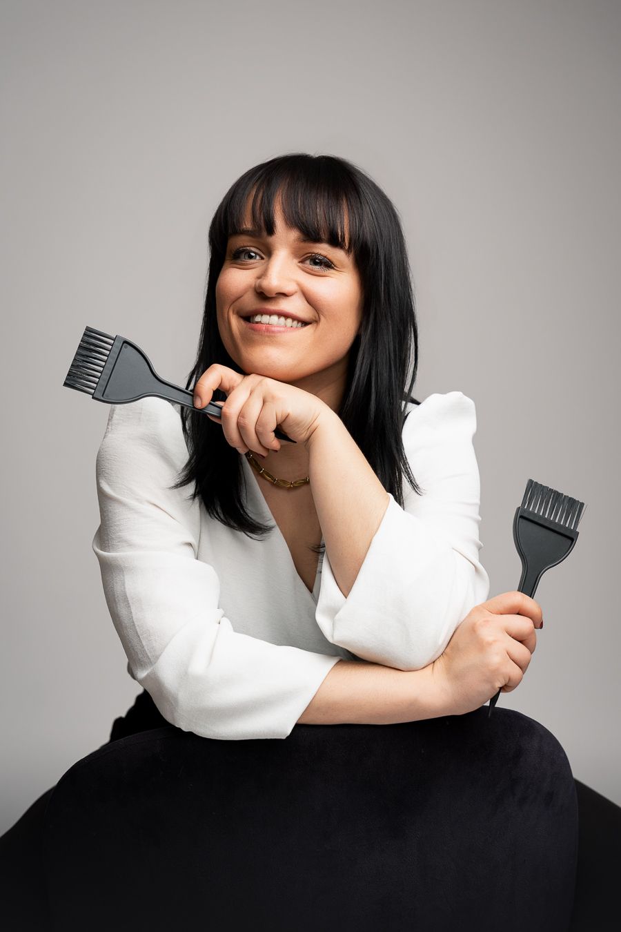 Séance photo entreprise studio portrait pro Jura Champagnole