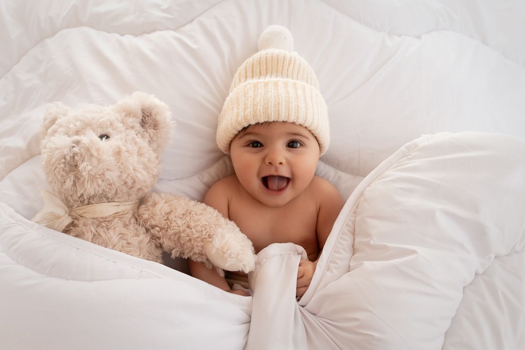 Photographe éveil bébé studio Champagnole Jura