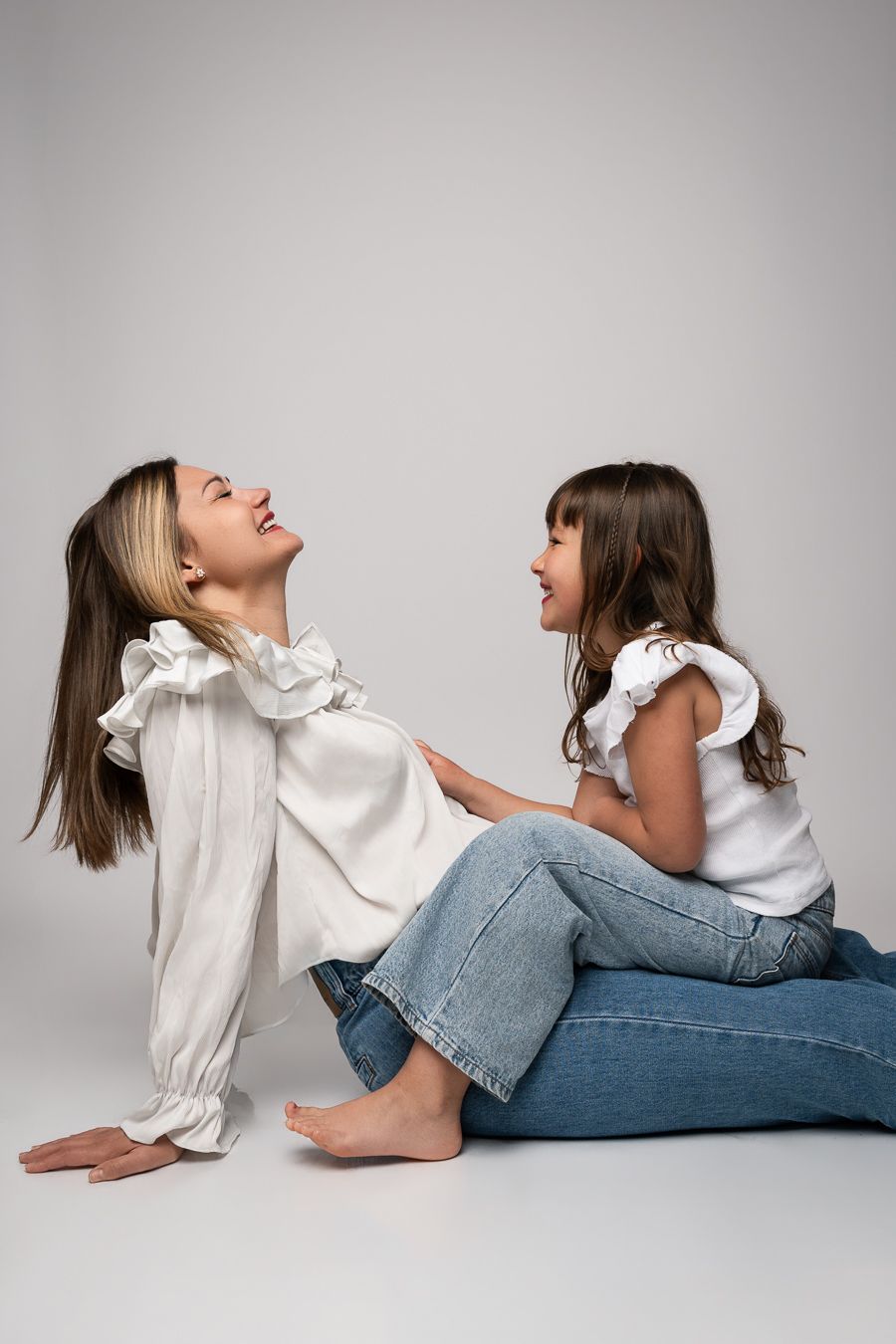 Séance photo Maman enfant famille studio Jura Champagnole
