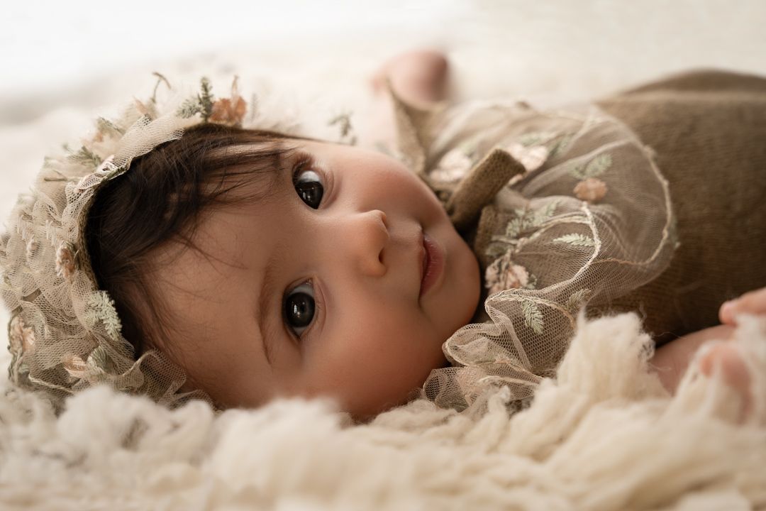 Photographe éveil bébé studio Champagnole