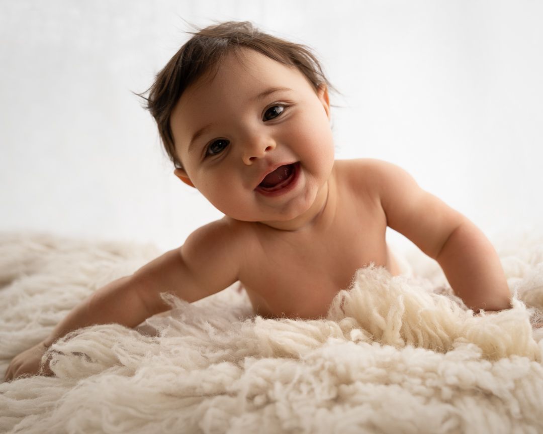 Photographe bébé studio Vannoz Jura