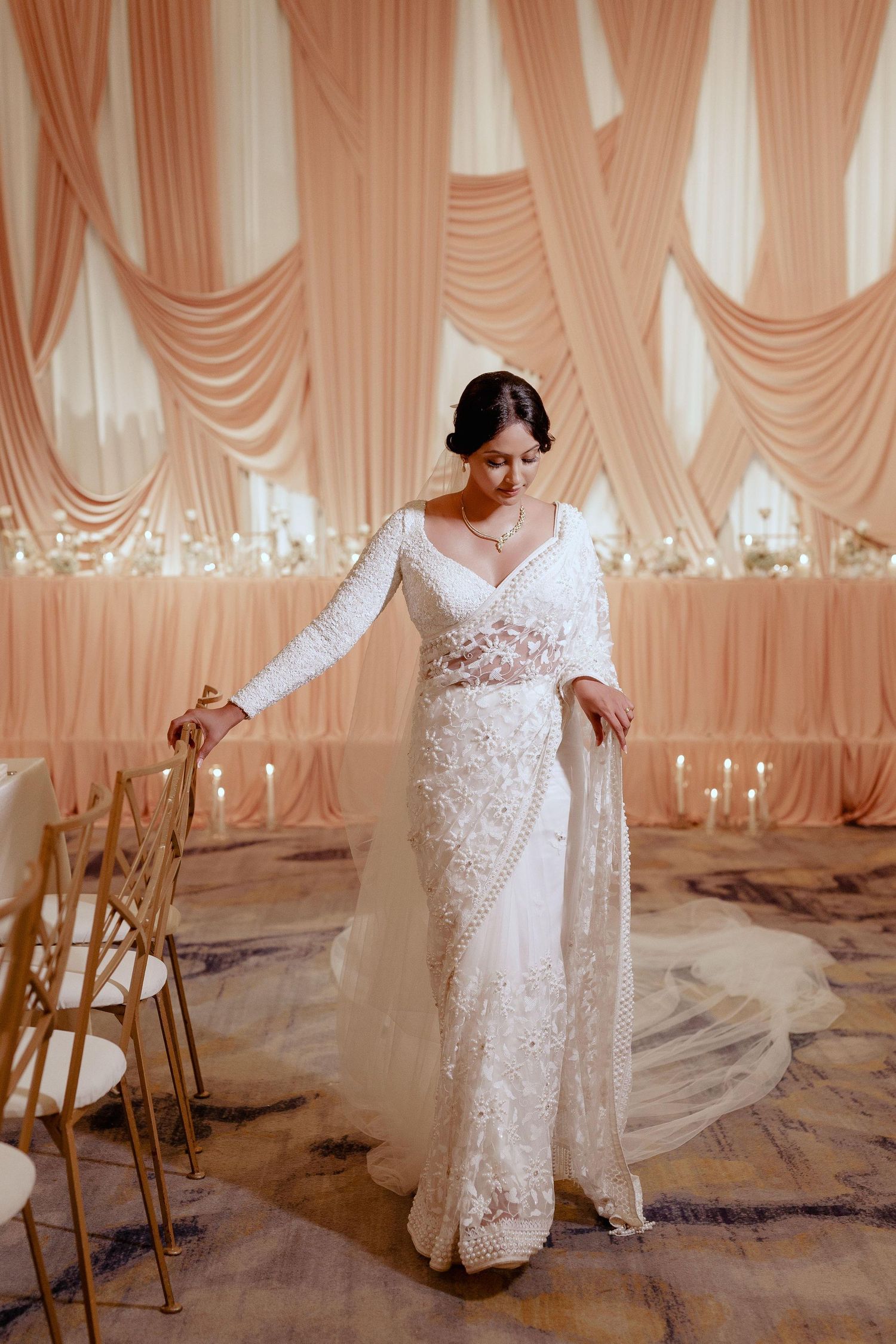 Bride is in her element with her magical wedding setup