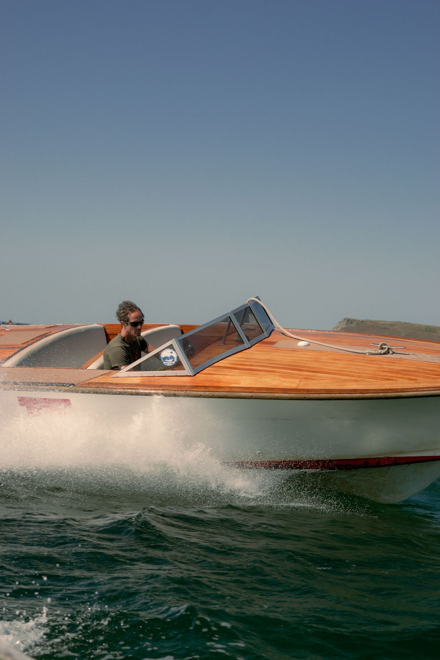 Speedboat tour of Padstow estuary in Cornwall.