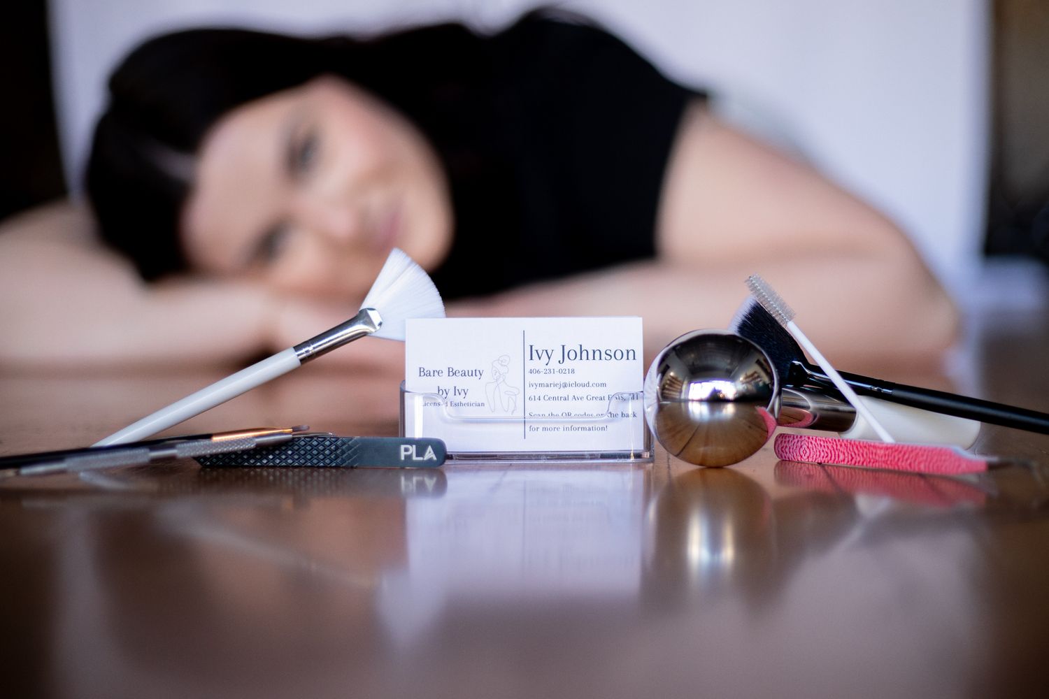 Aesthetician Branding Photography, Great Falls, Montana