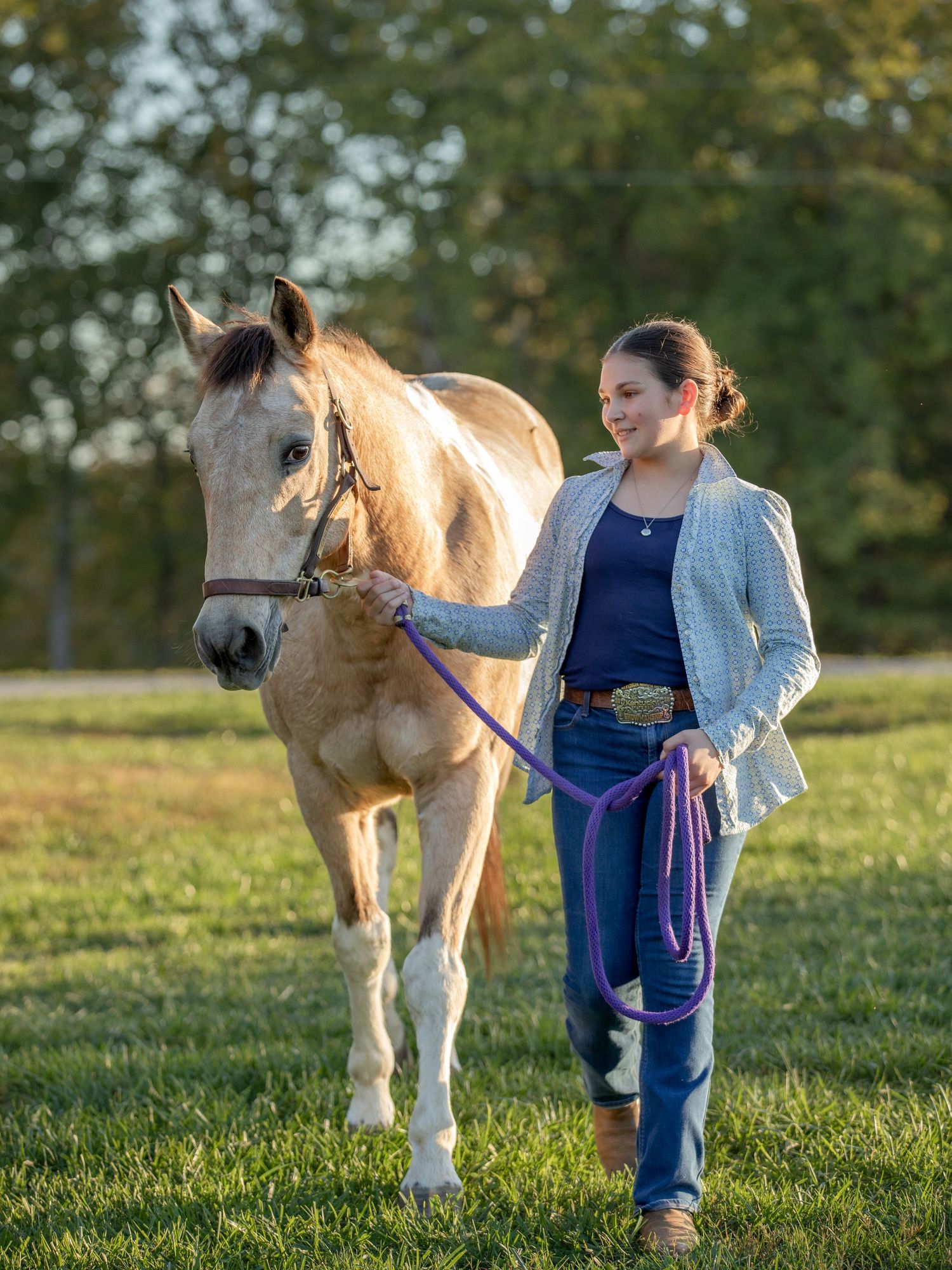 girl and horse