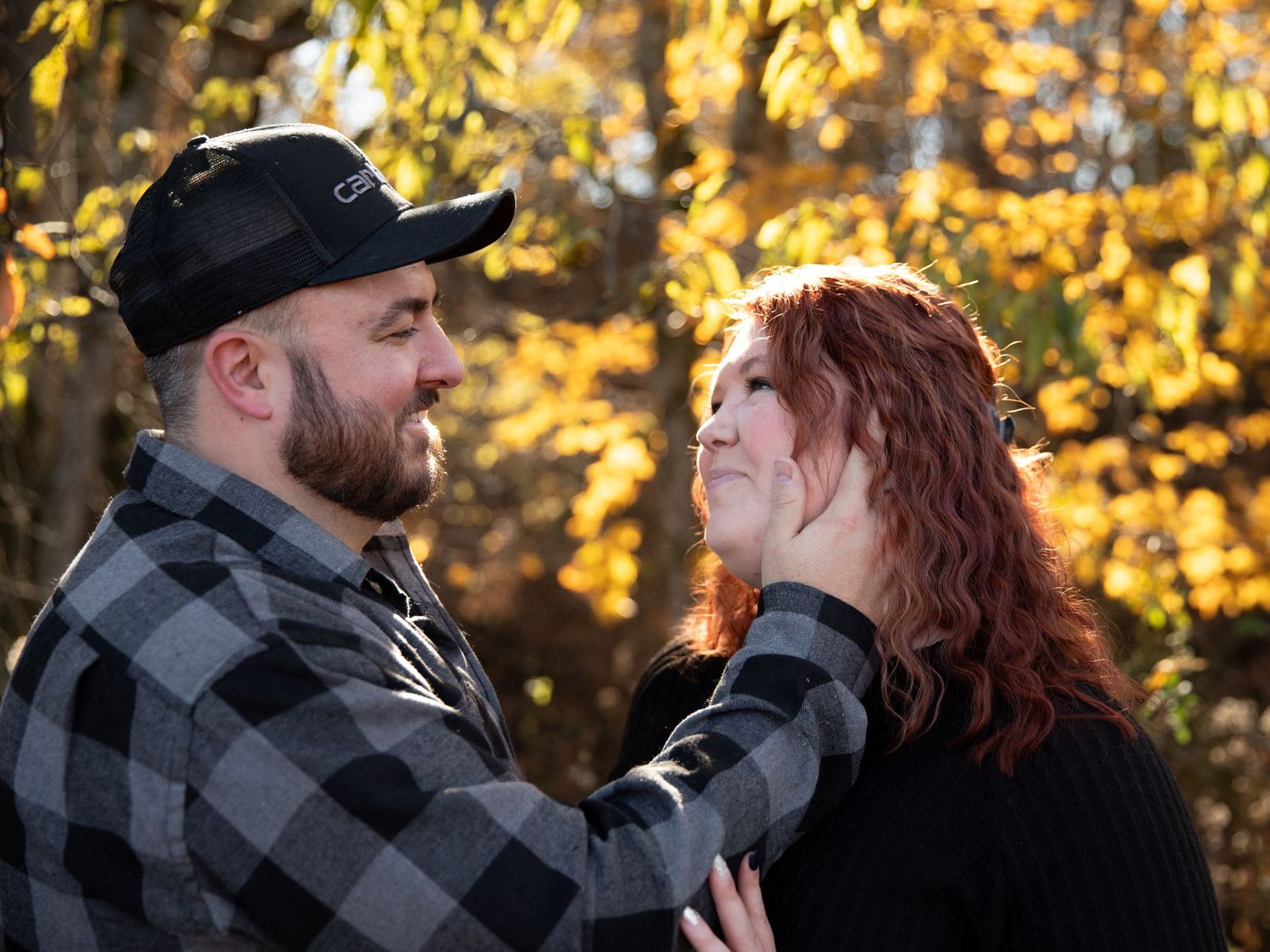 couple fall photo