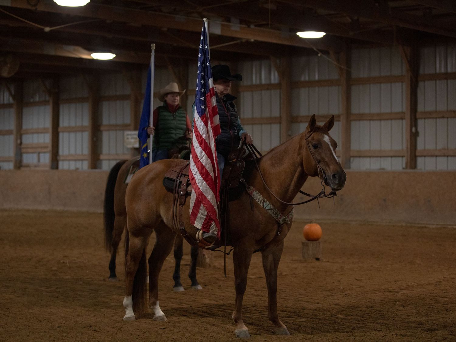 Horse show flag photo