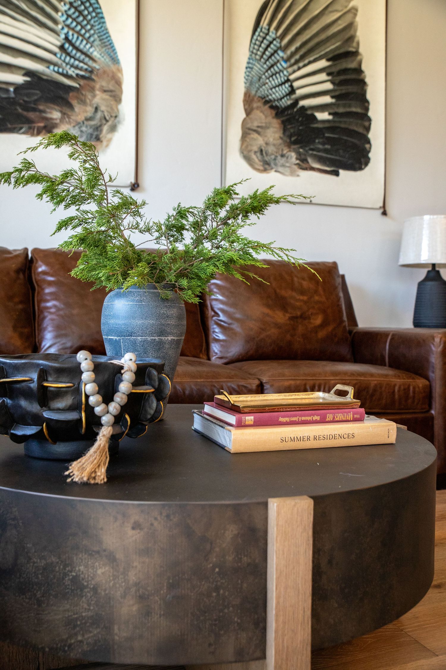 Interior Design Photography of a living room designed by Miranda Nance Designs in Oklahoma City.