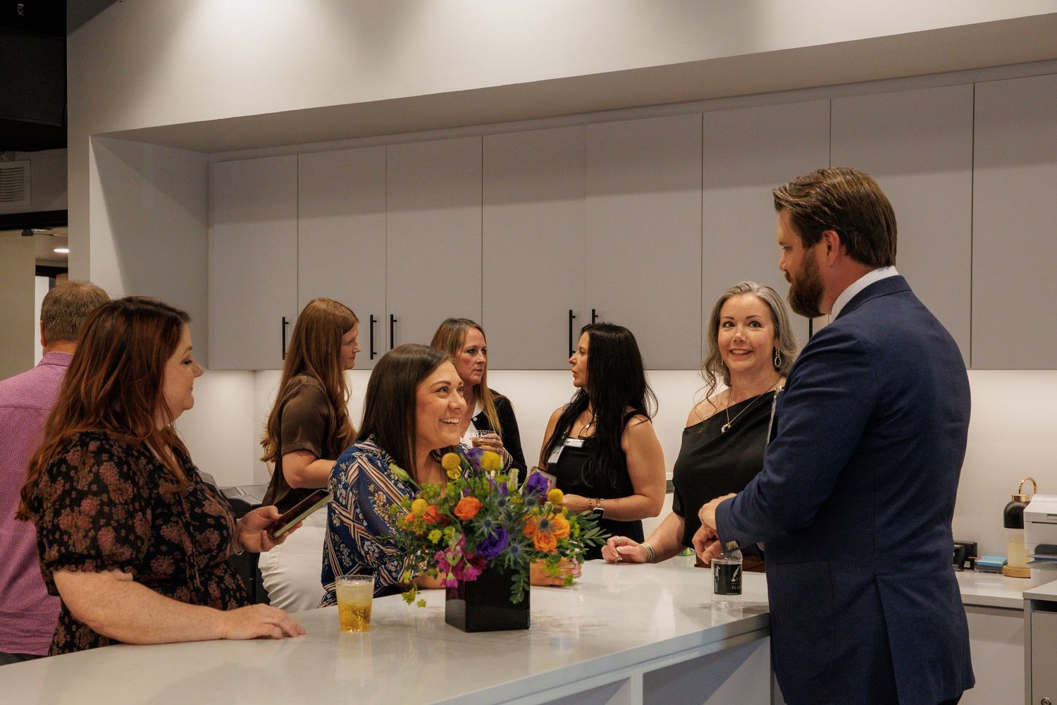 Event Photography done by Jordan and Kaesha Photography in OKC for Titan Titles Ribbon Cutting Ceromony.