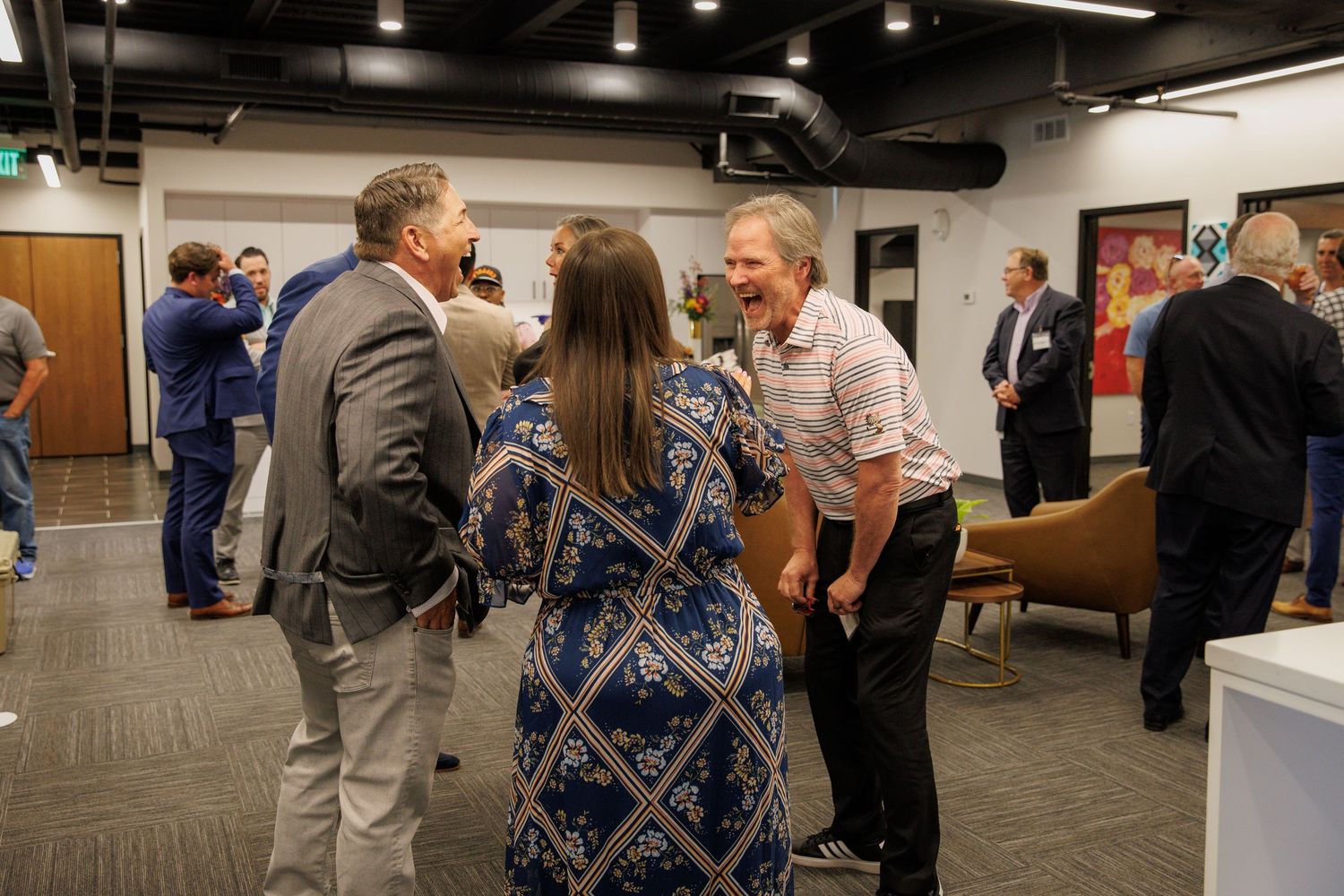 Event Photography done by Jordan and Kaesha Photography in OKC for Titan Titles Ribbon Cutting Ceromony.